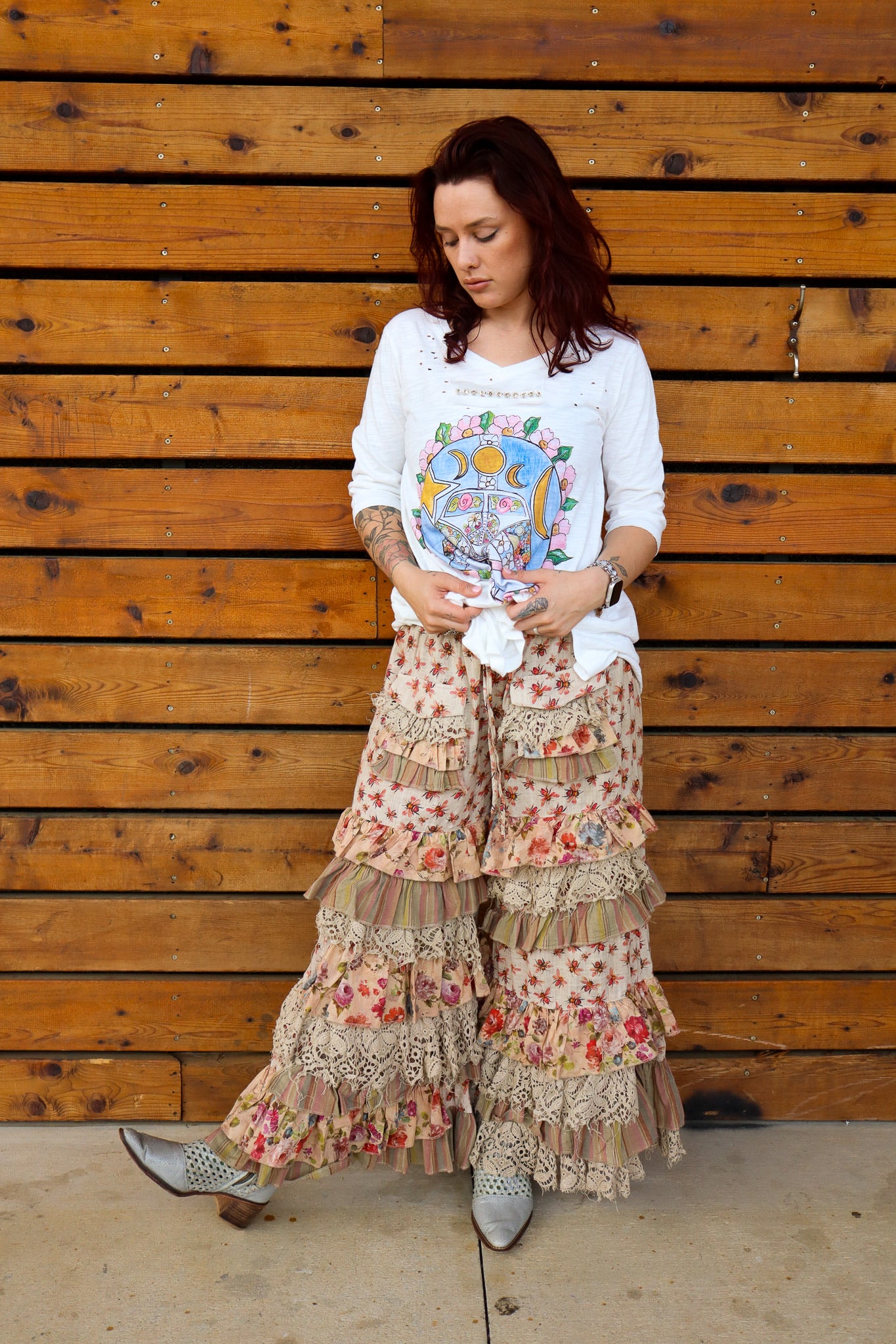 Buzzing About Bee Ruffle Layered Pant
