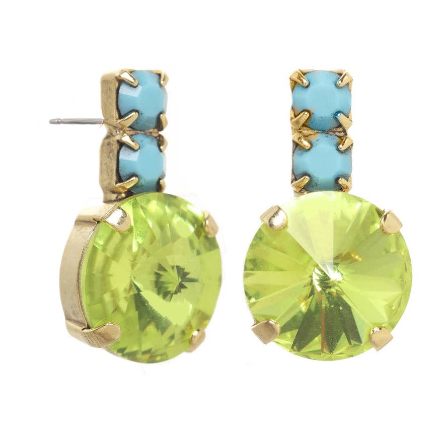 Dee Earrings in Watermelon: Citrus