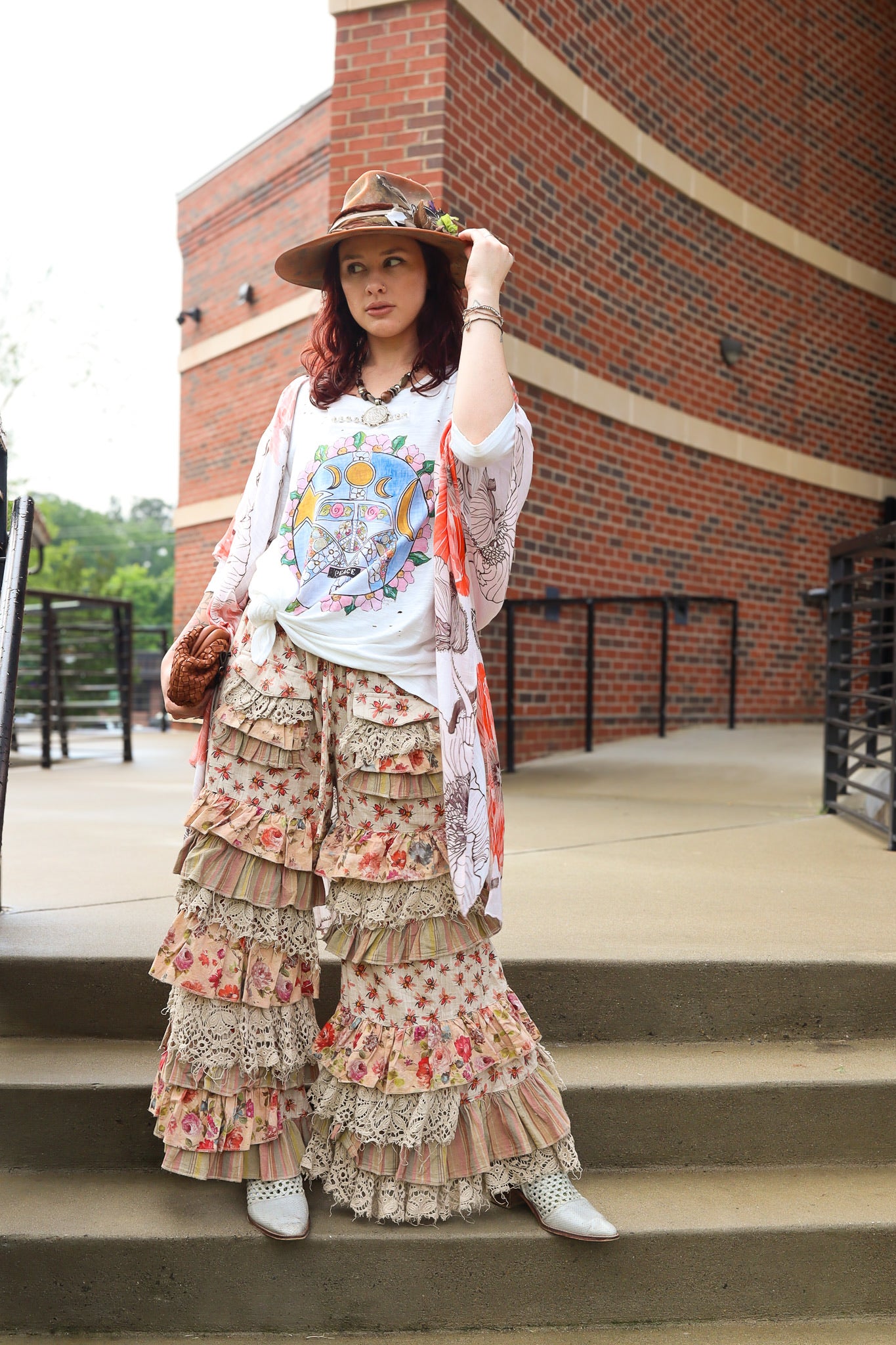 Buzzing About Bee Ruffle Layered Pant