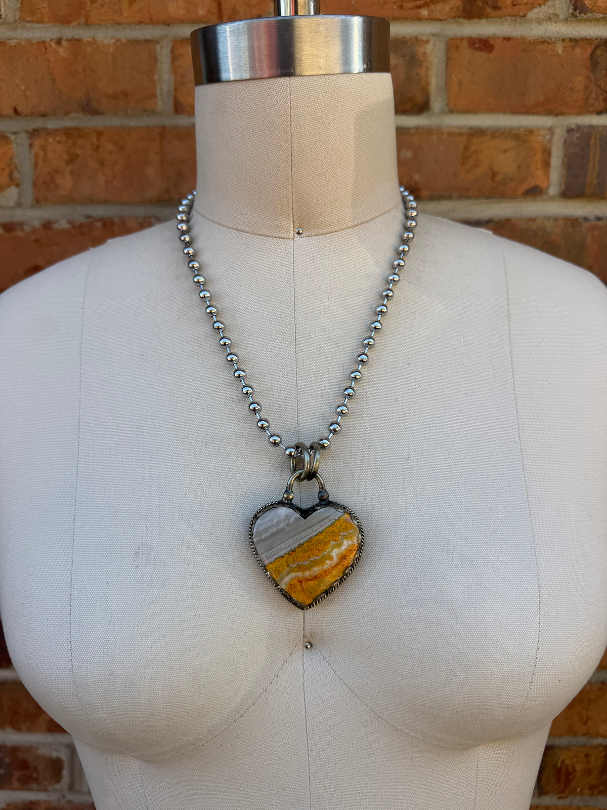 Confetti Heart Necklace