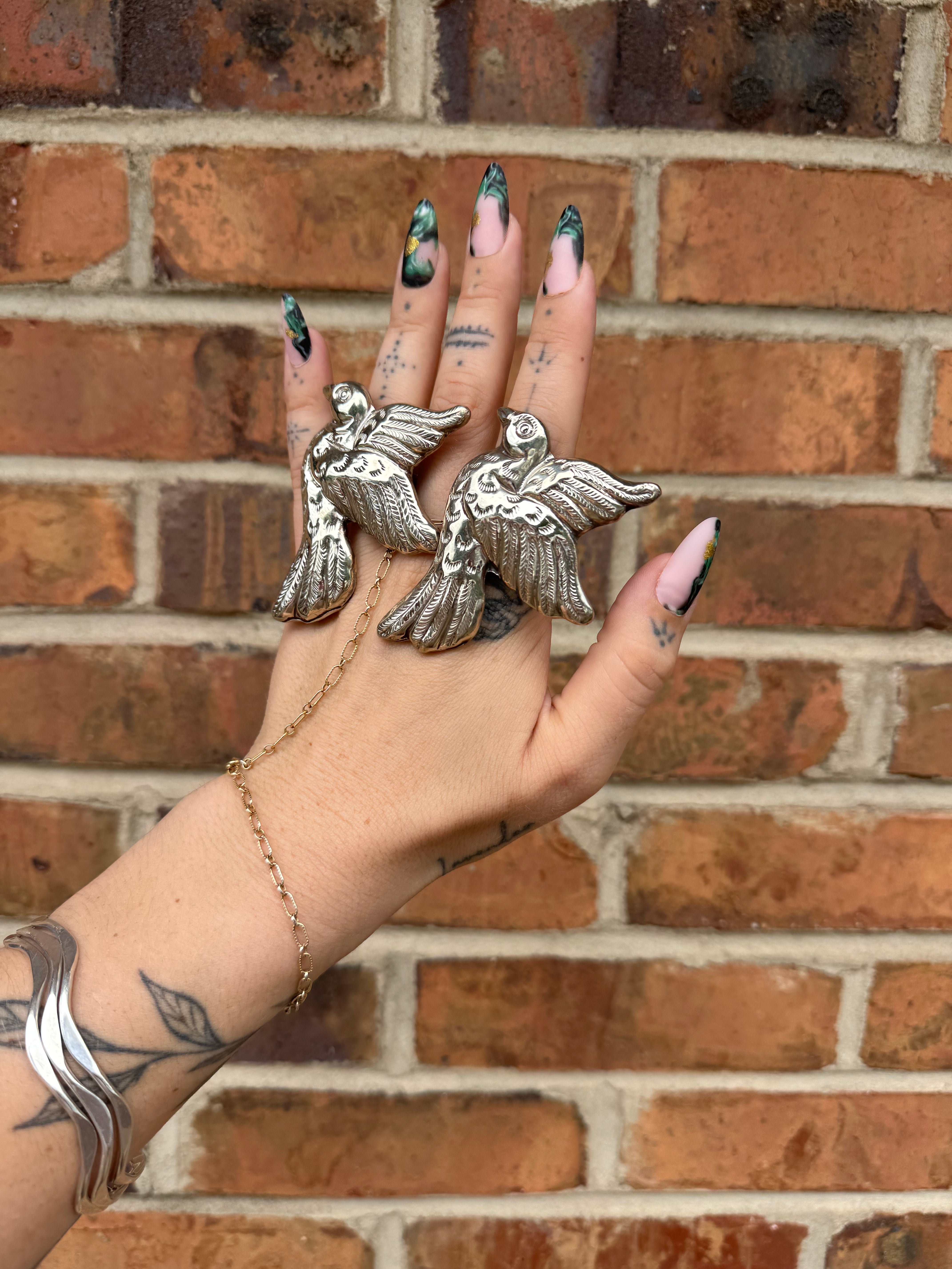 Doves in Flight Ring
