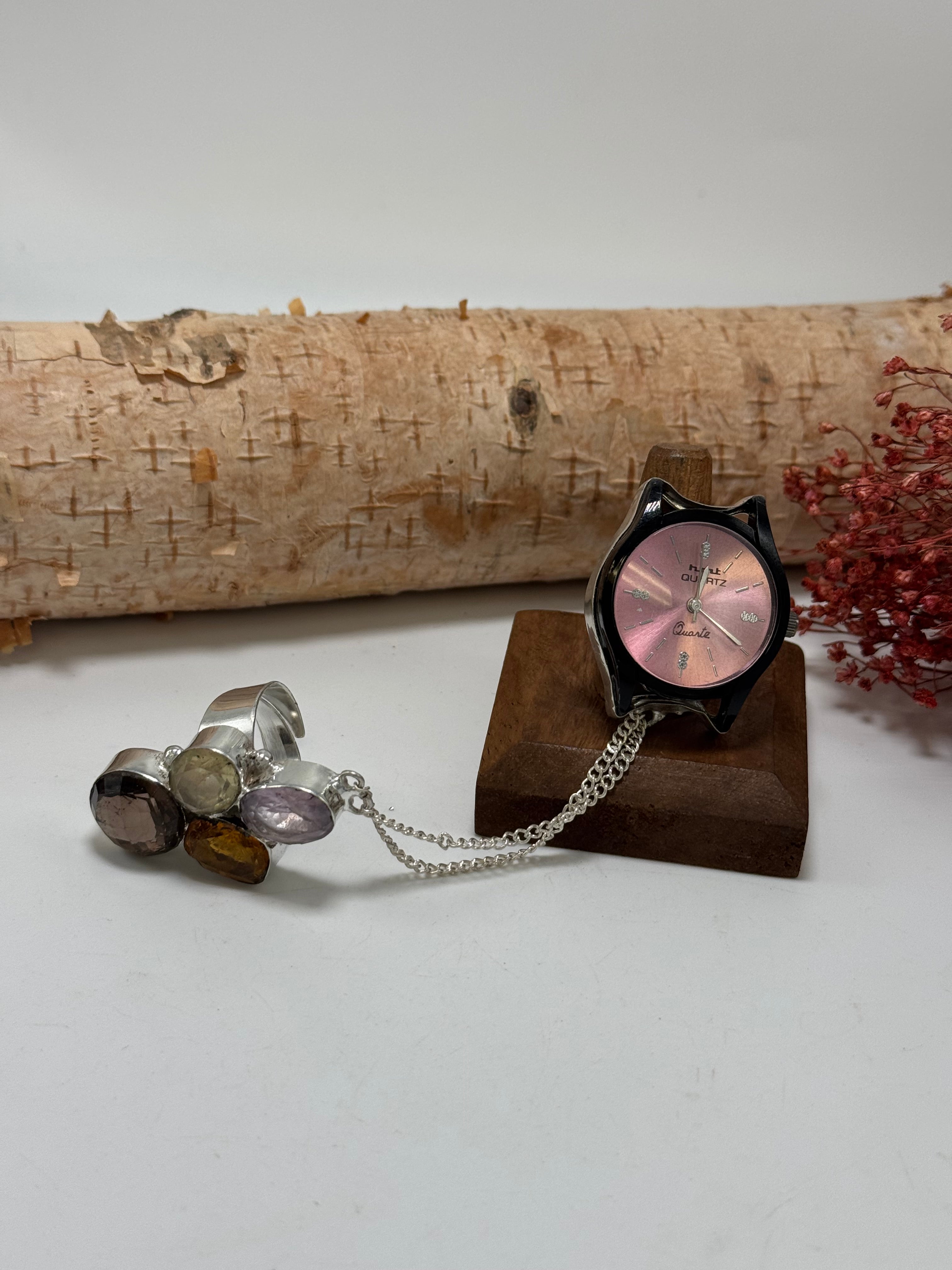 Tick Tock Double Ring - 9