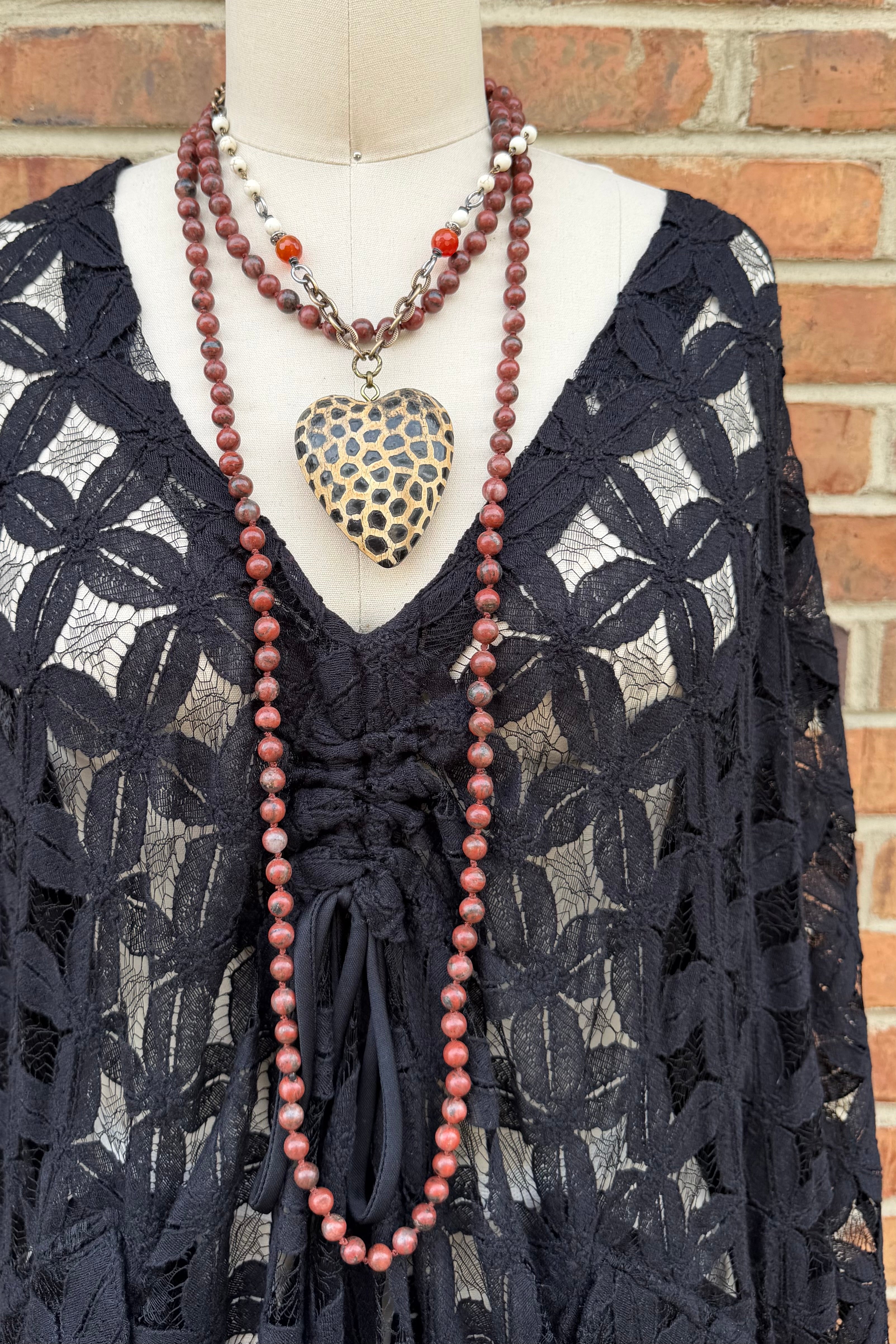 Simple Layered Beaded Necklace
