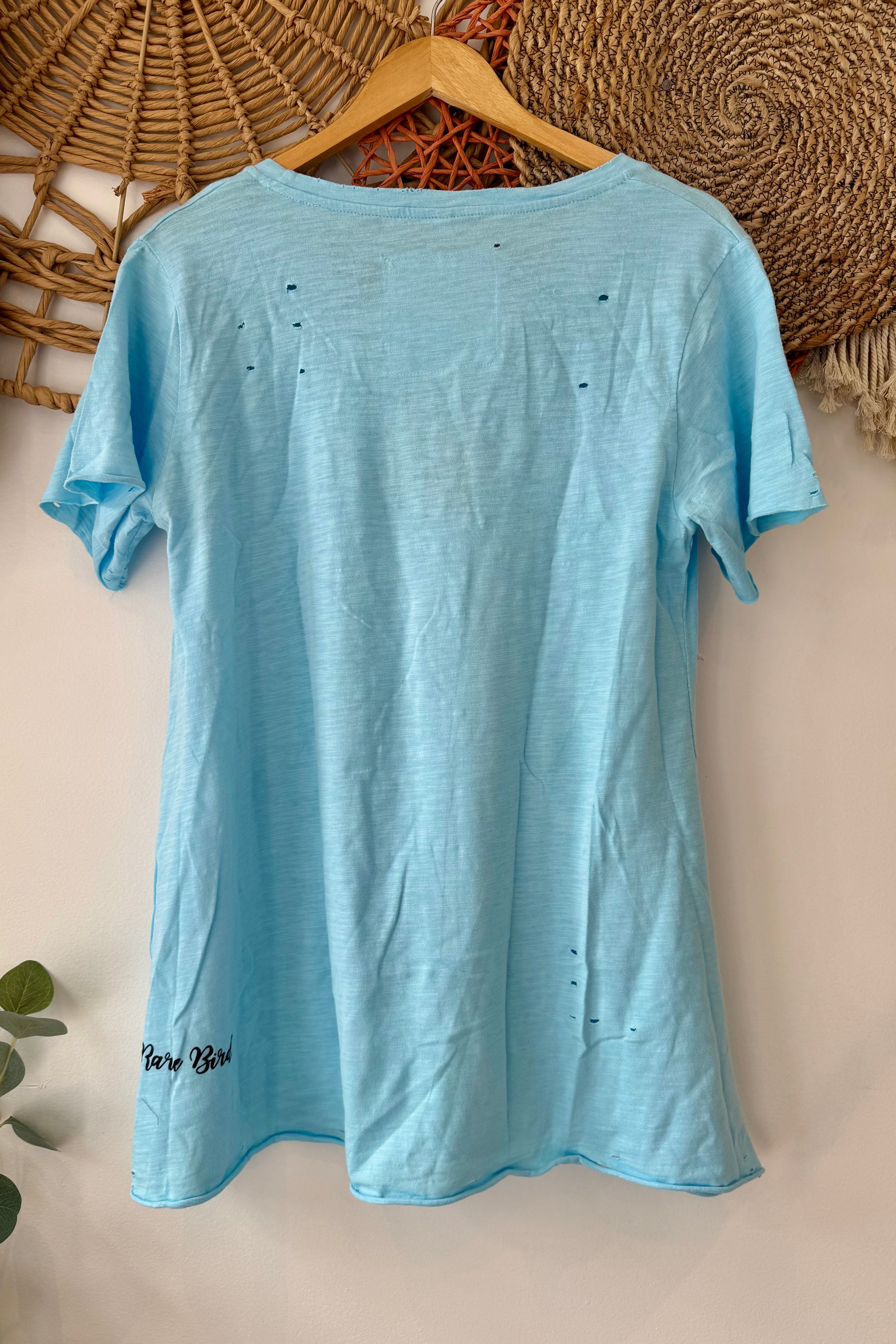 The Sun Is A Star Distressed Tattered Tee