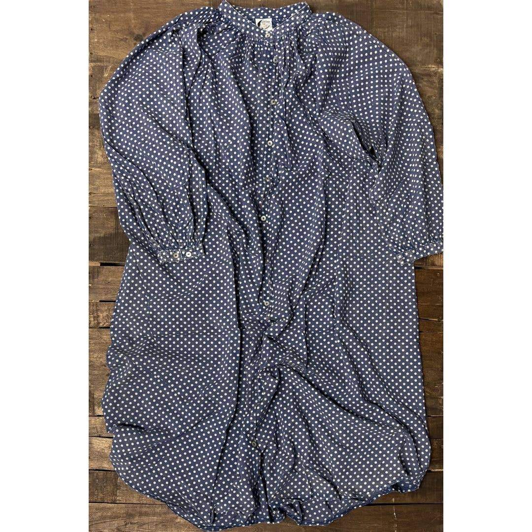 Sweet Nothings Dress - Navy Dot : ONE SIZE