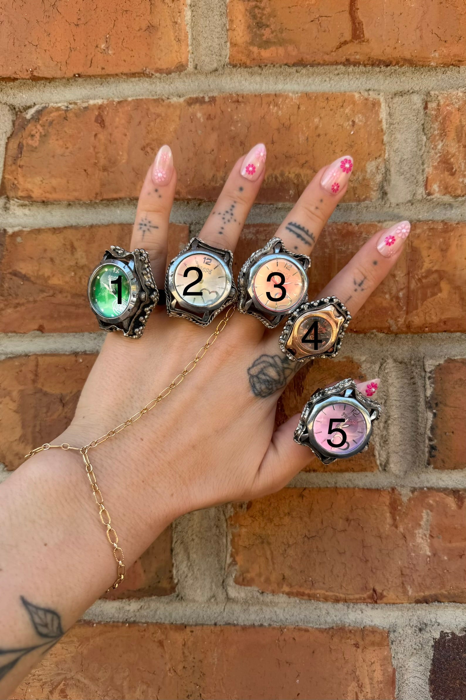 Tick Tock Watch Ring