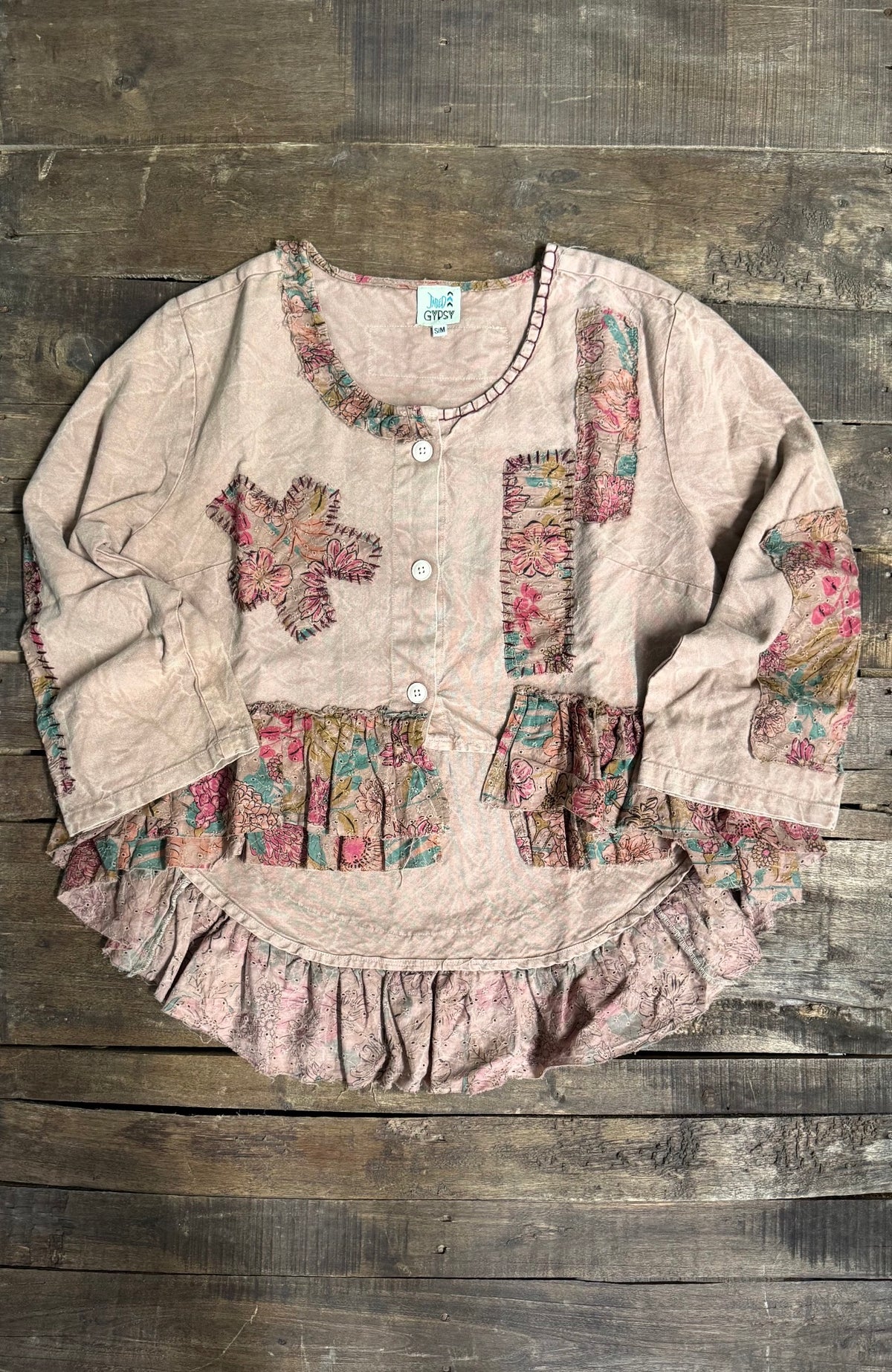 Soft Dune Top in Ruffle