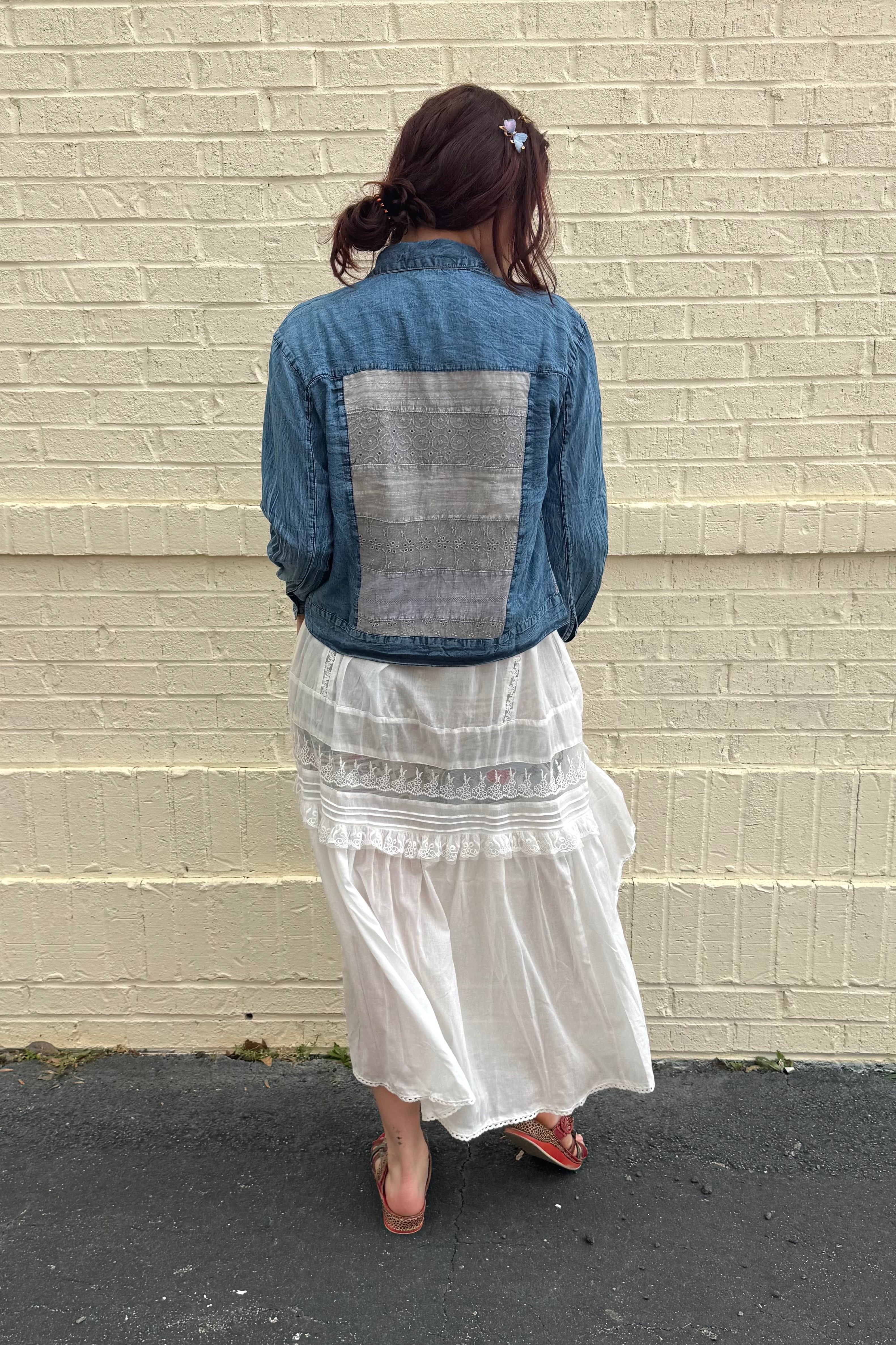 Cowgirl Chic Button Down Jacket Top
