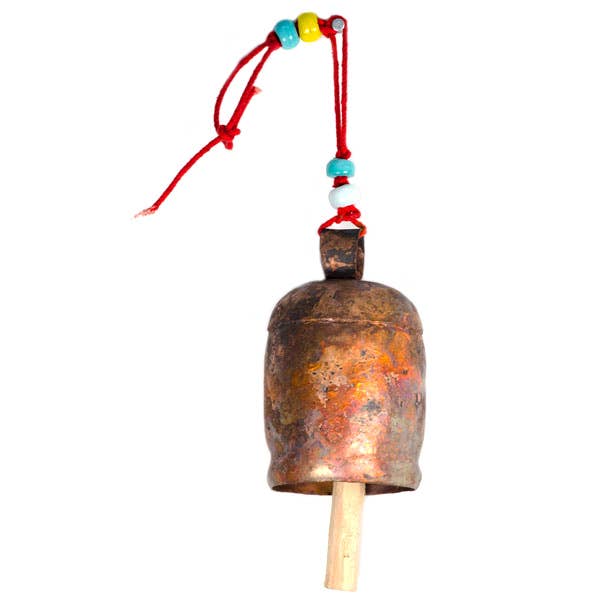 Rustic Noah Cow Bell Wind Chime