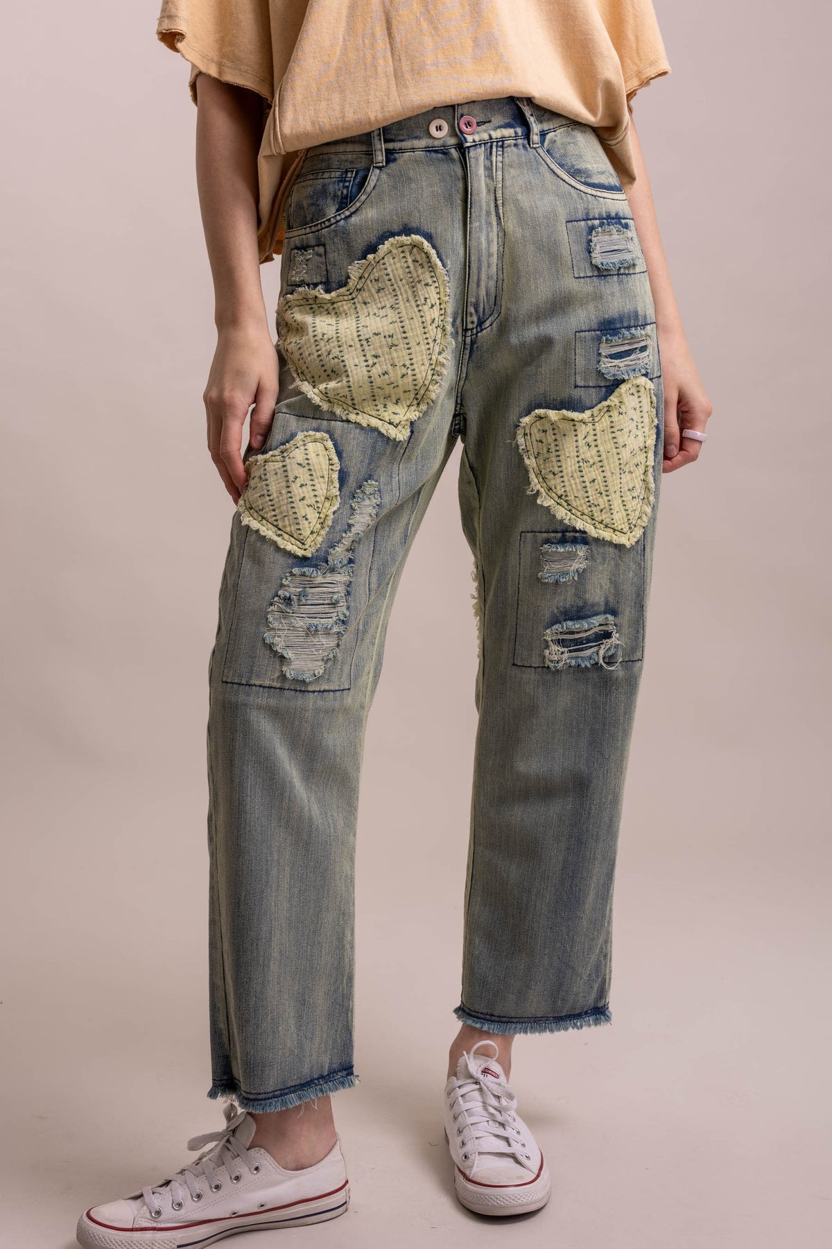 Heart Eyes For You Patched Pant