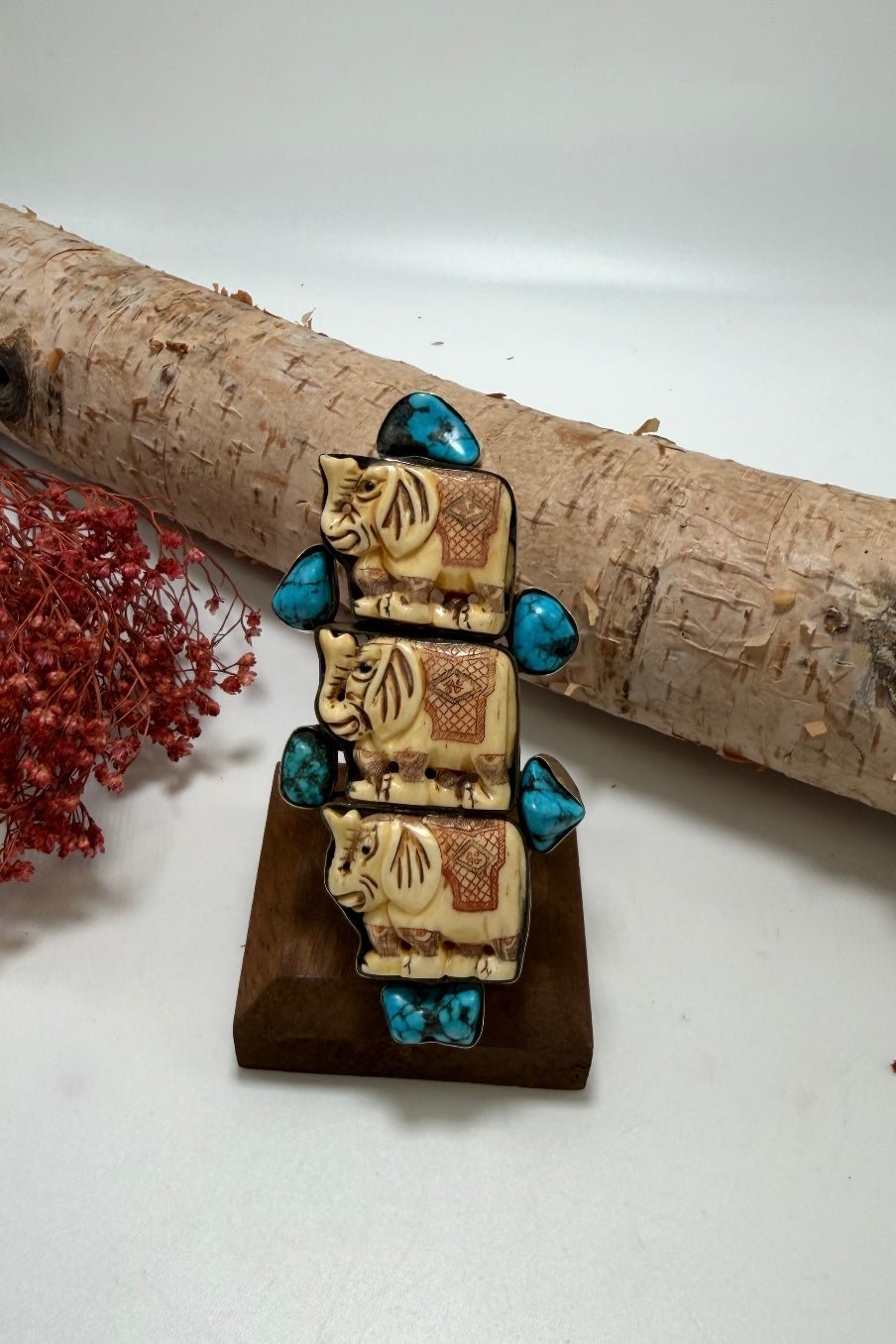 3 Elephants Ring - ivyandlavyboutique ivyandlavyboutique