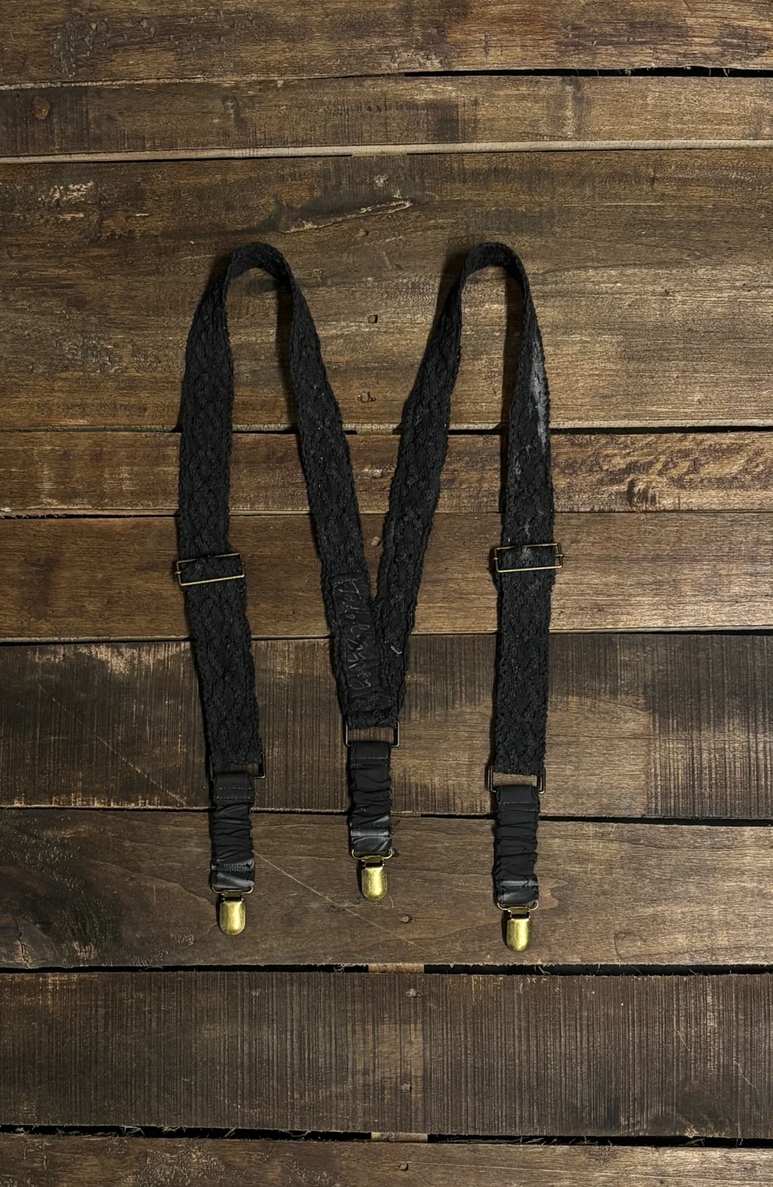 Gypsy Suspenders in Black Lace