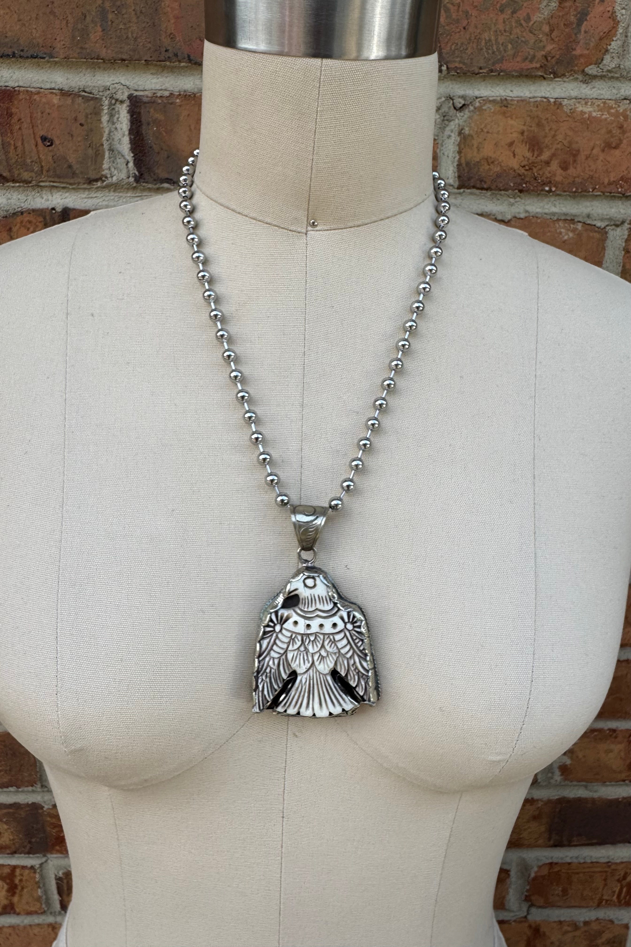 In Flight Eagle Necklace