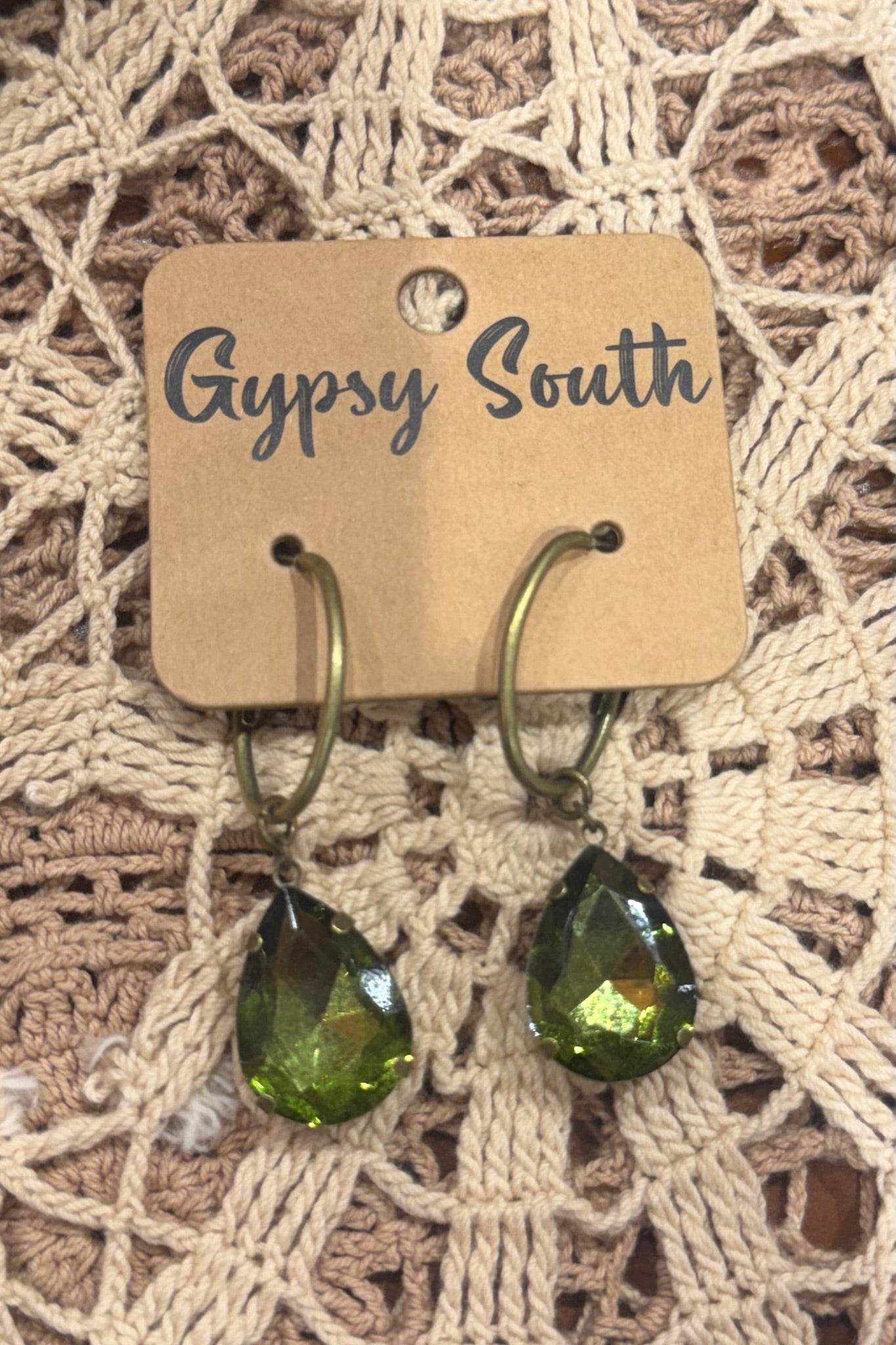 Crystal Drop Earrings - 3
