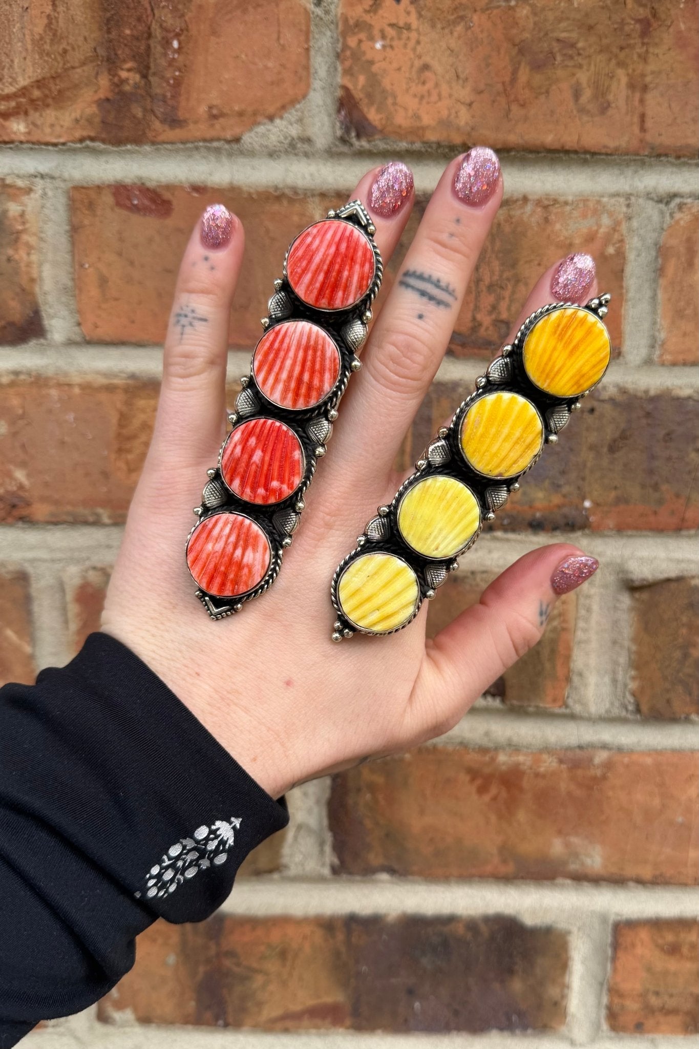 4 Circles Shell Ring - ivyandlavyboutique ivyandlavyboutique