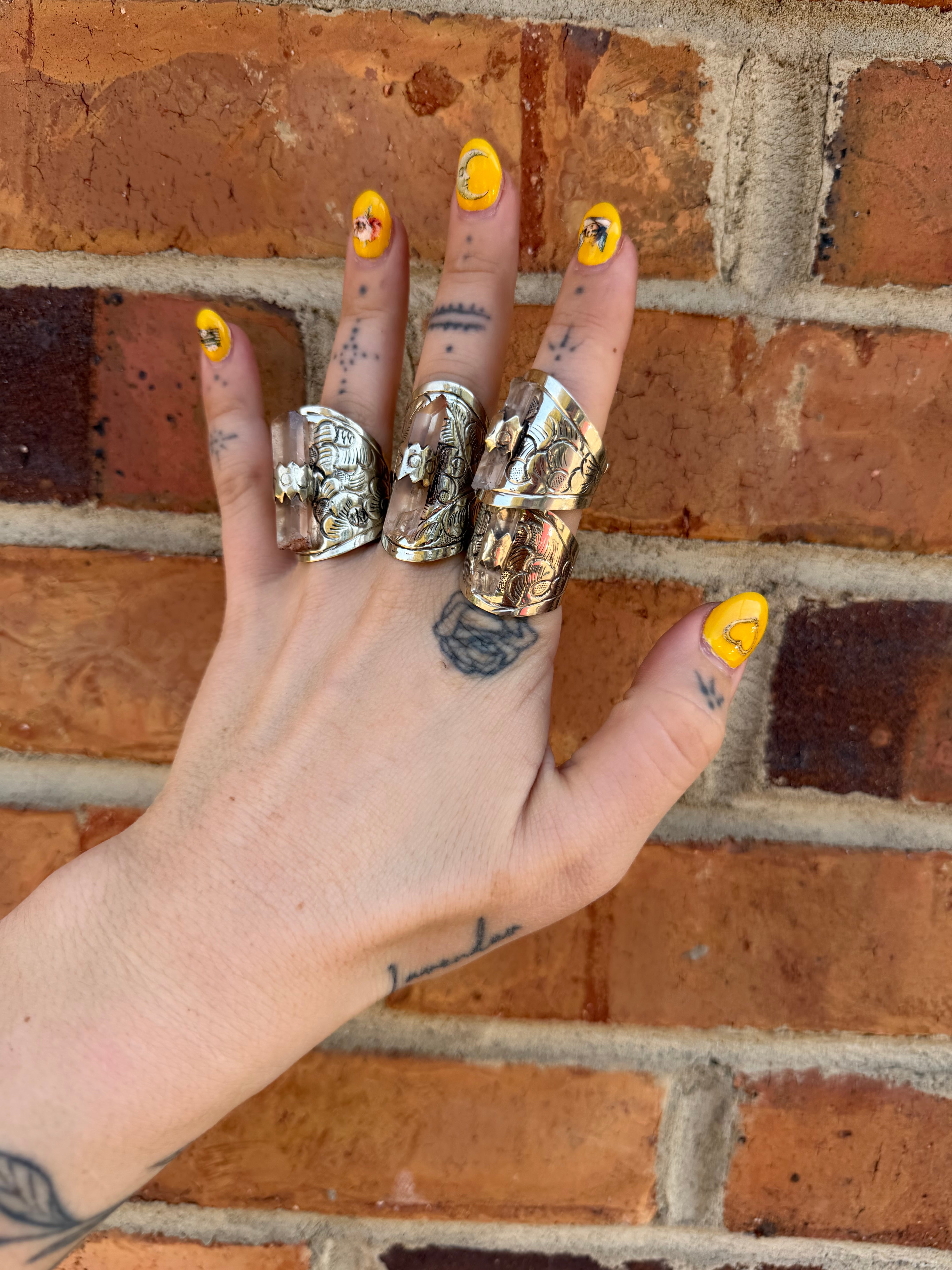 Natural Crystal Ring