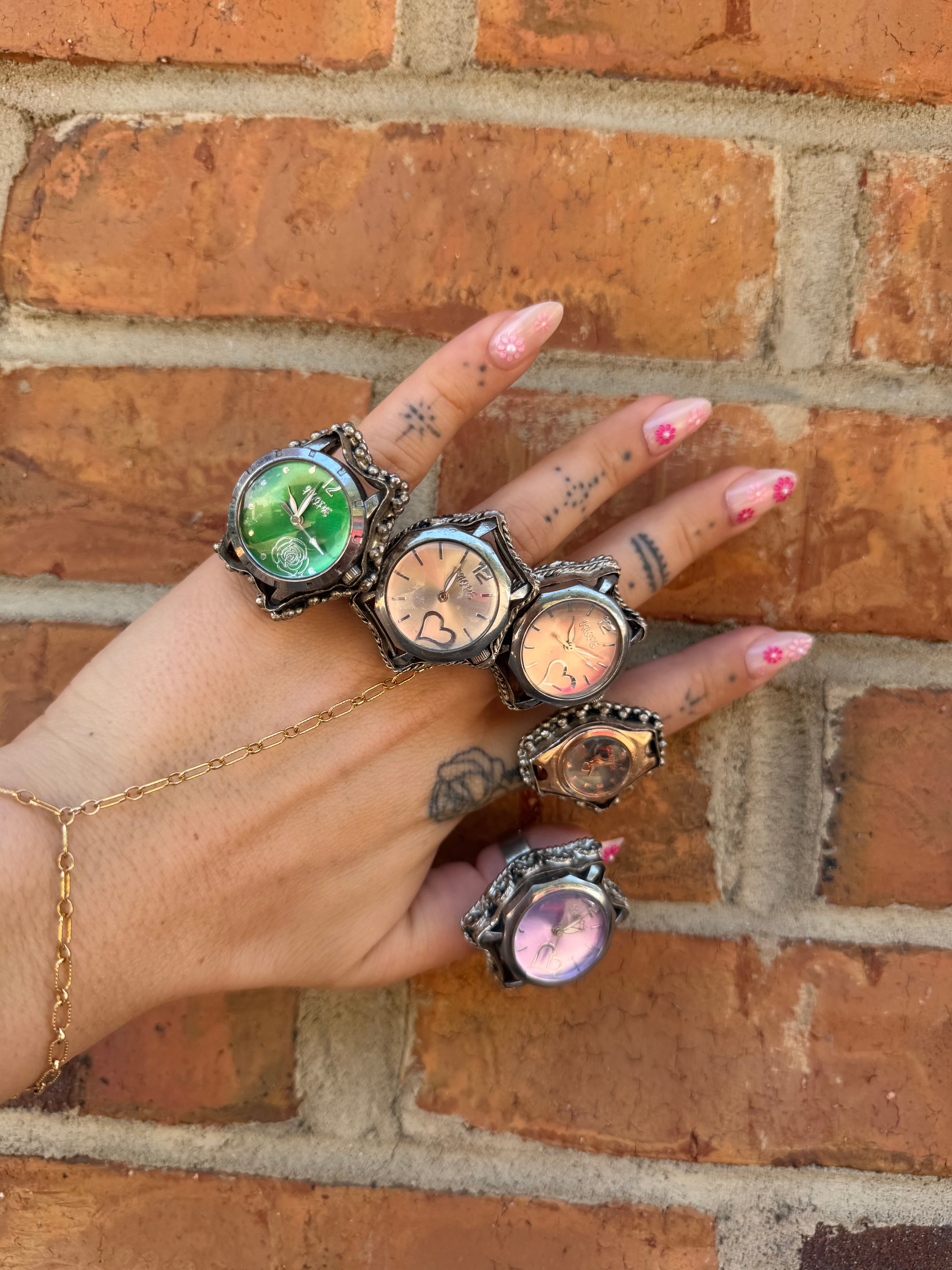 Tick Tock Watch Ring
