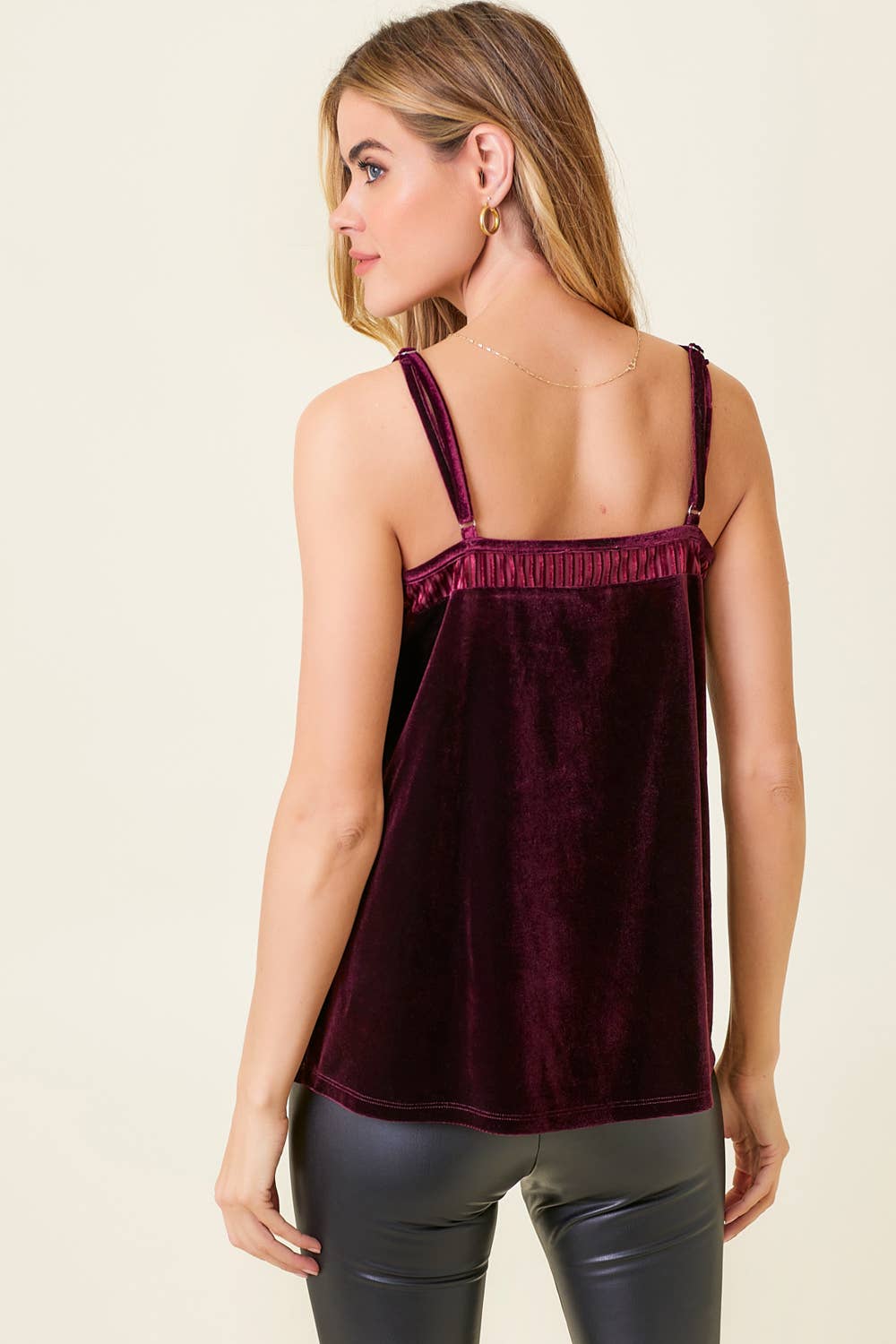 Sale - The Zenna Mixed Velvet Cami