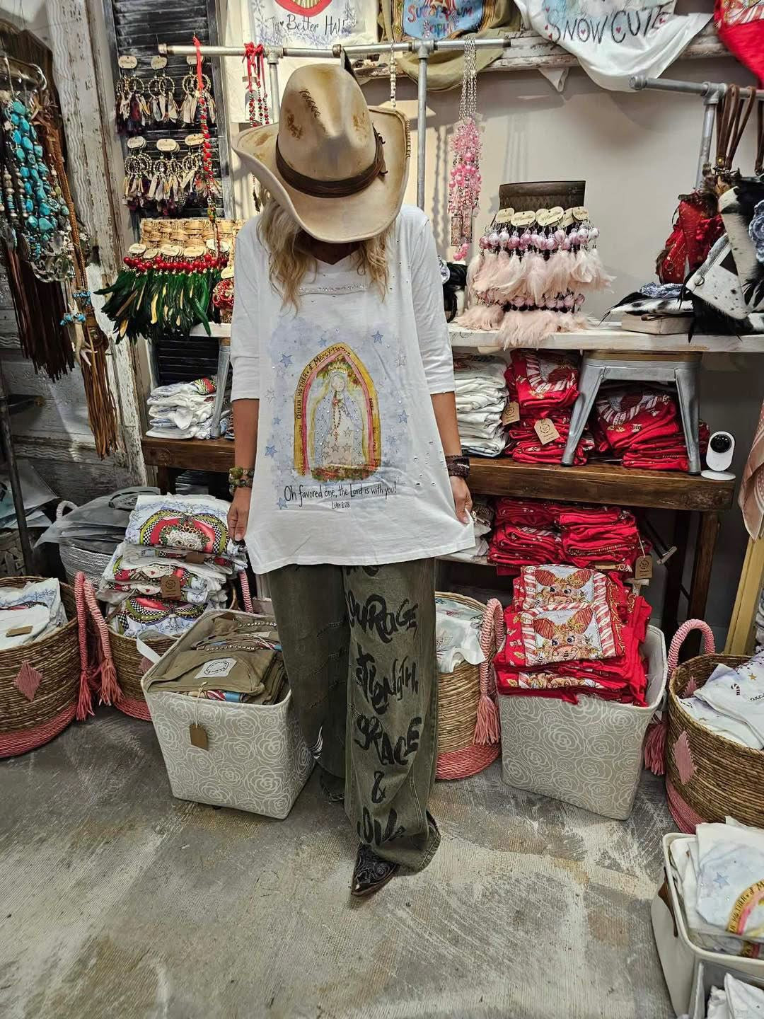 Queen Mother Of Mercy Top