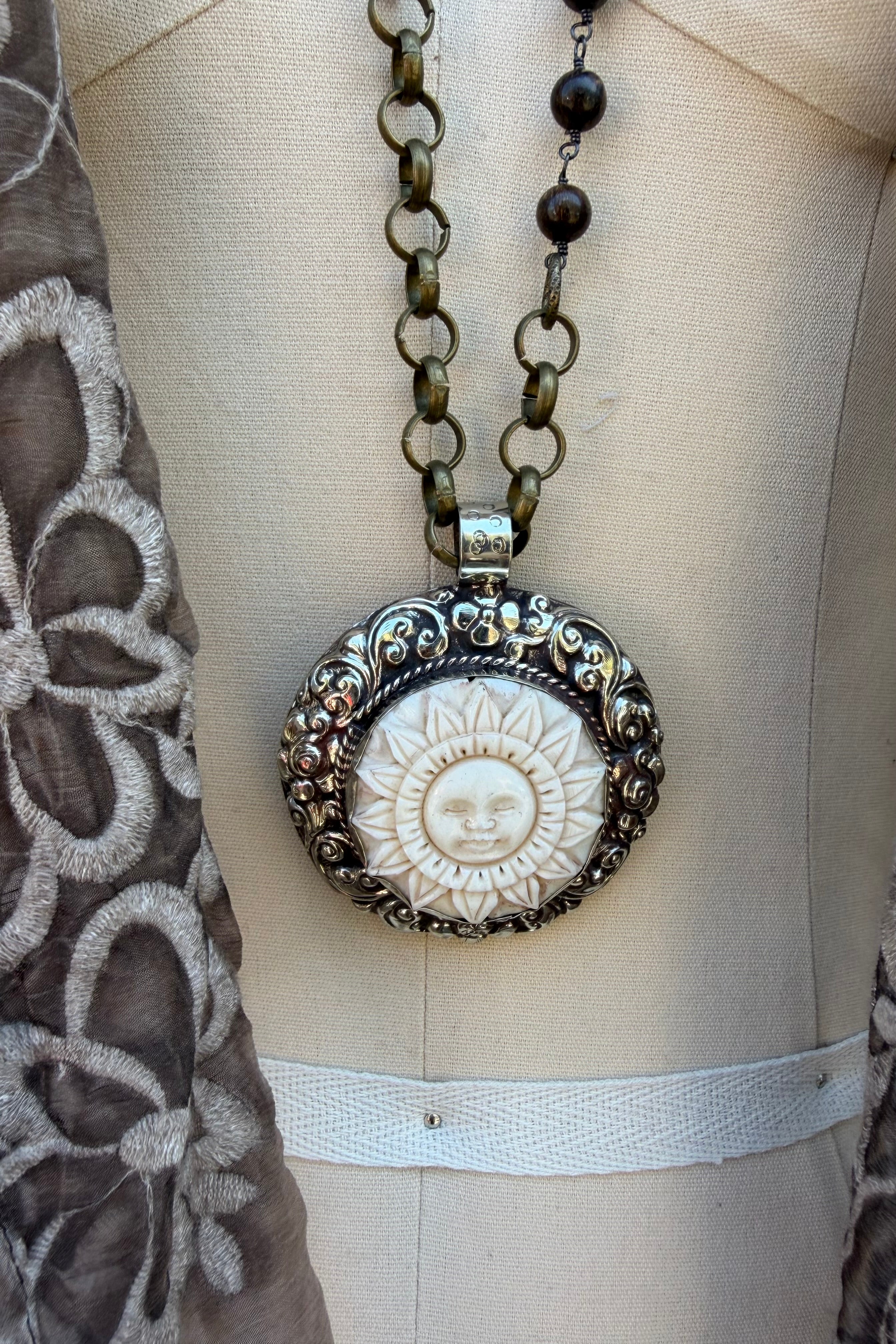 OOAK Sunshine in My Pocket Necklace