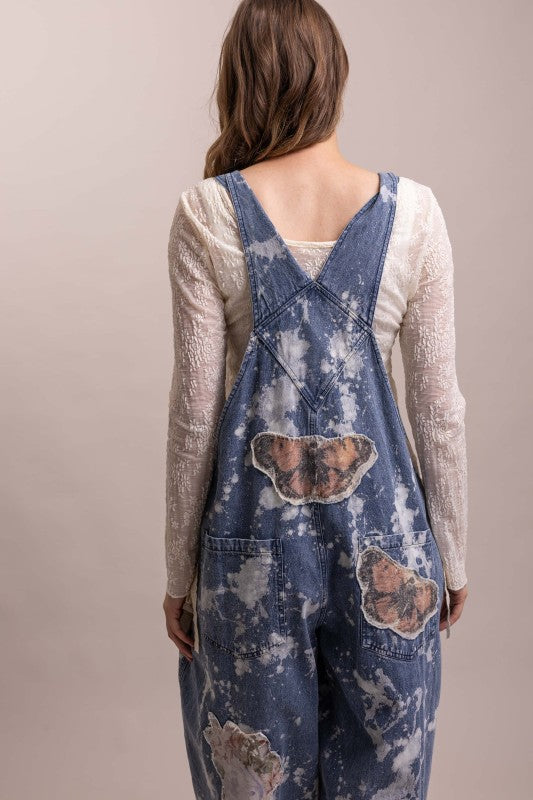 Butterfly Flit Boho Overalls