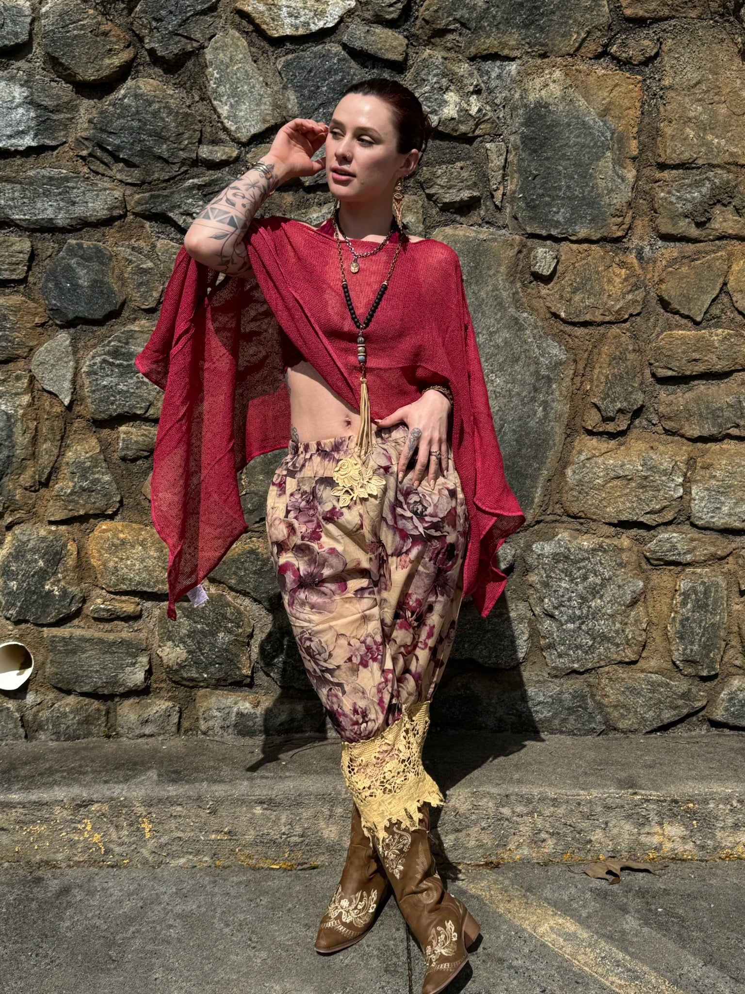 Summer Breeze Poncho Layering Top