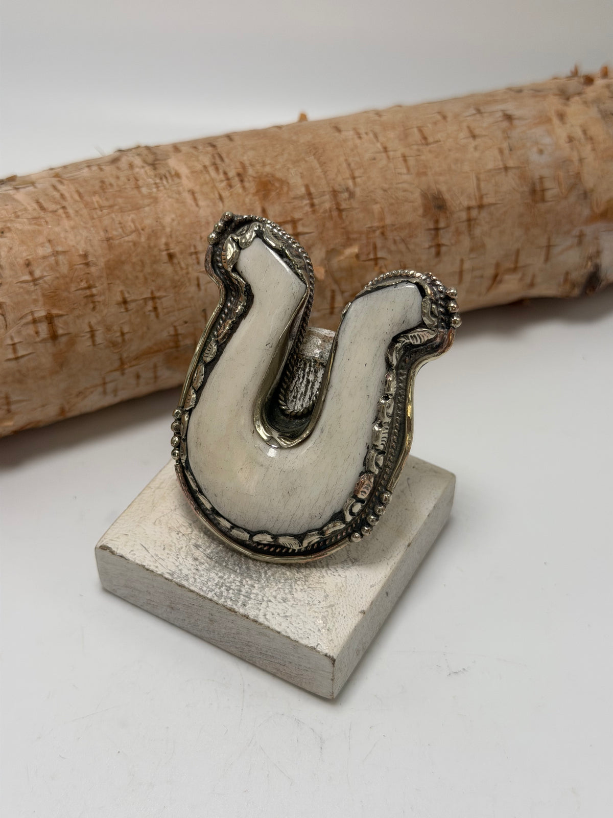 Off to the Races Horseshoe Ring