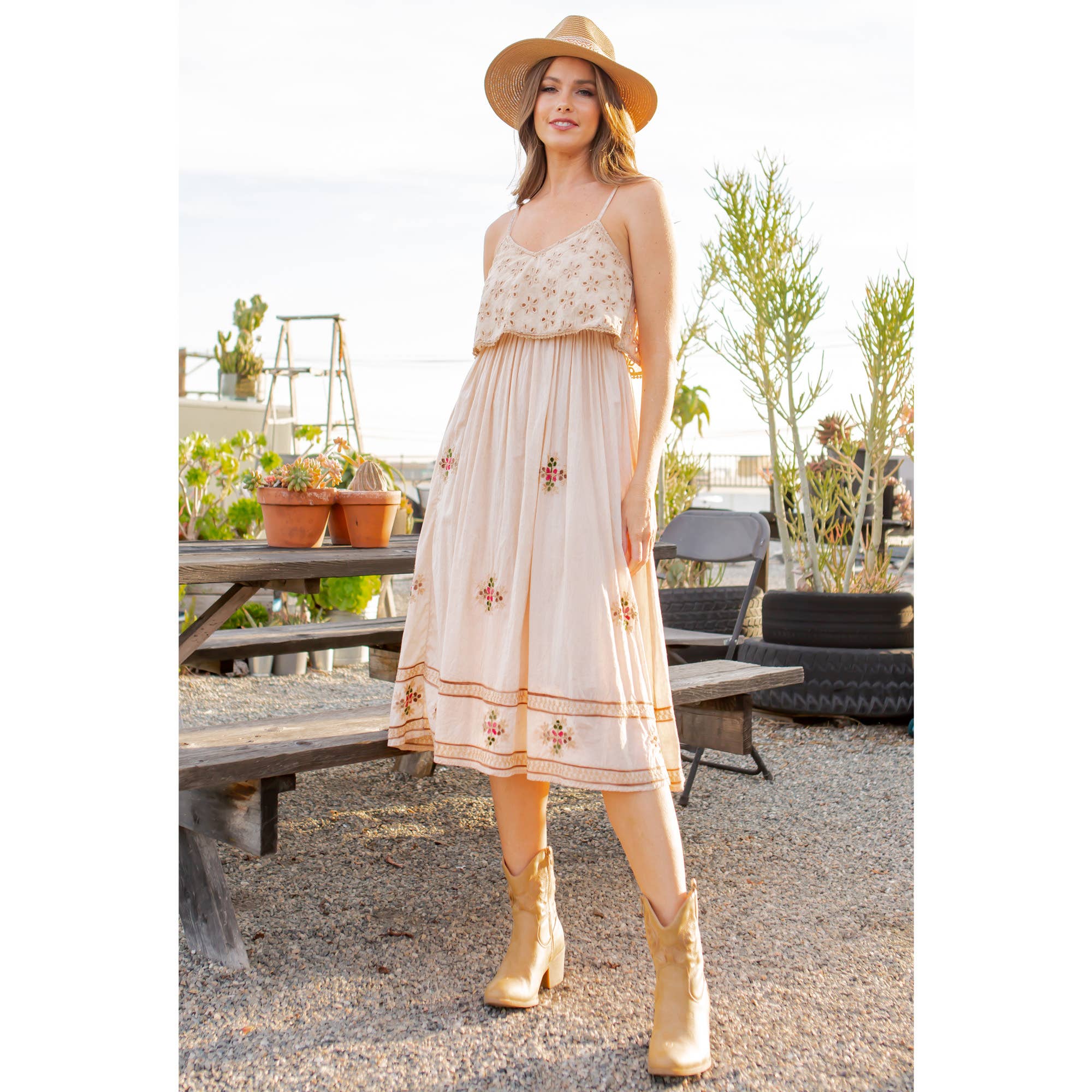60s Inspired Sundress - ivyandlavyboutique Young Threads