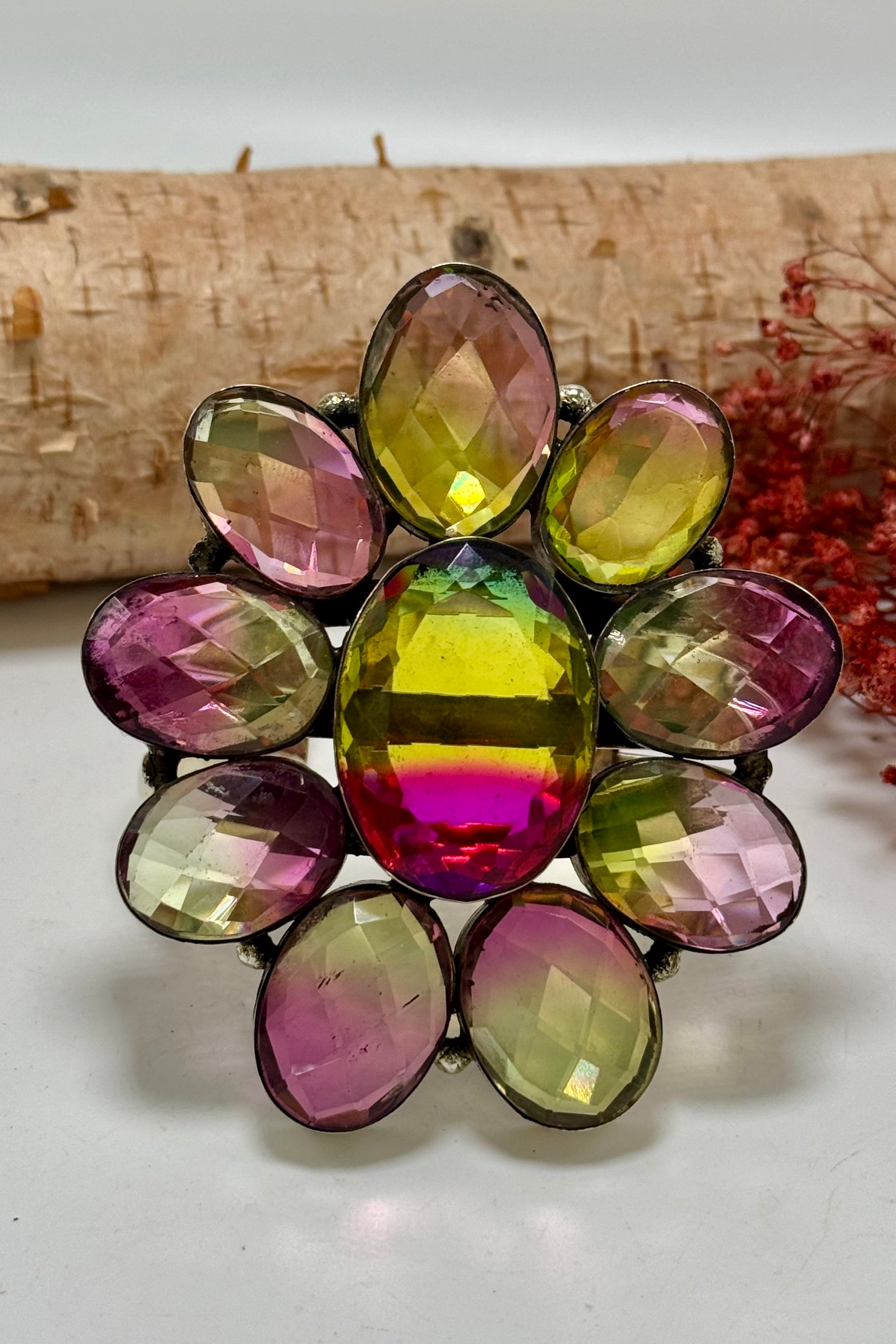 Flower Power 3 Line Cuff Style 4