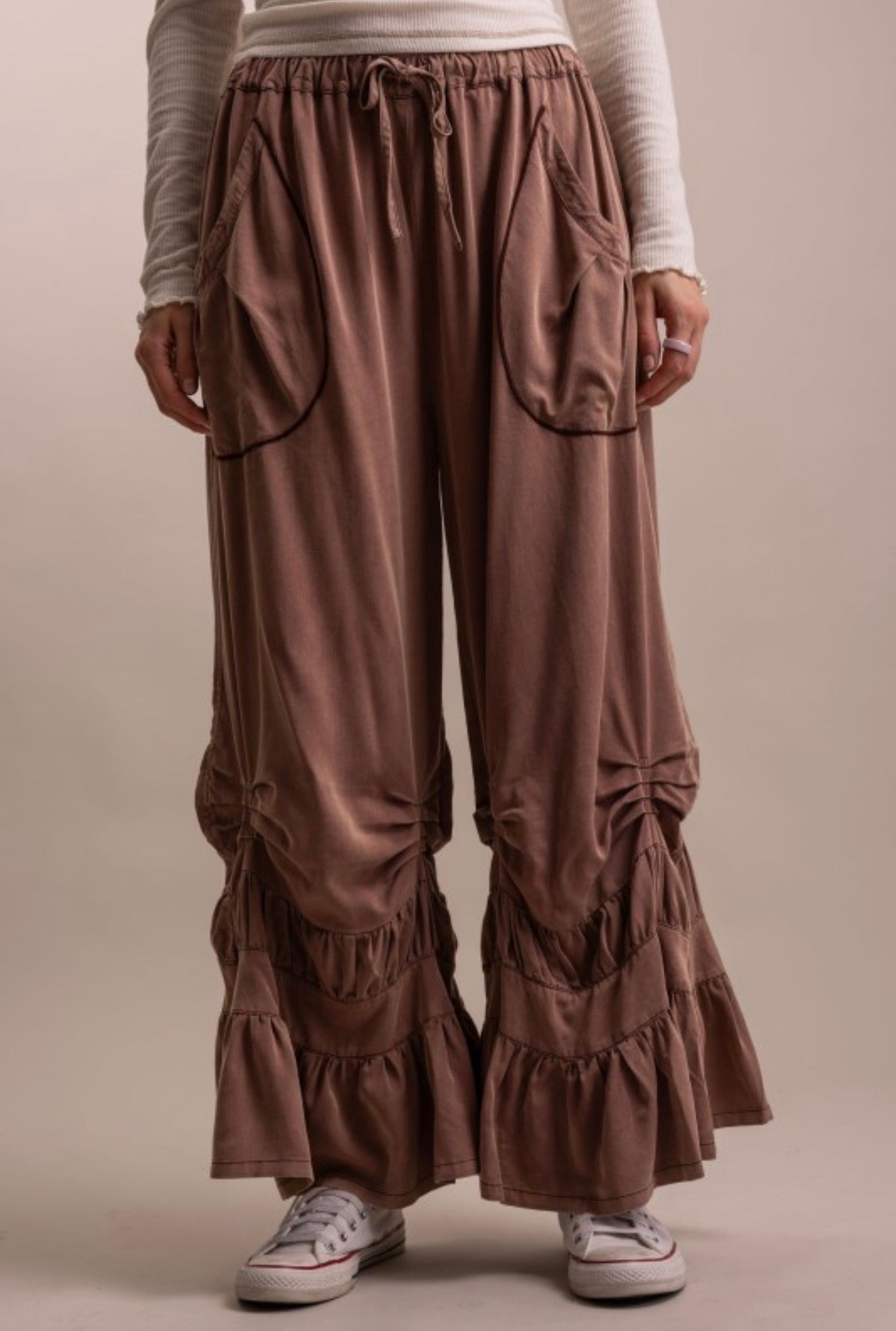 Stacy Crinkle Cinched Basic Bloomers