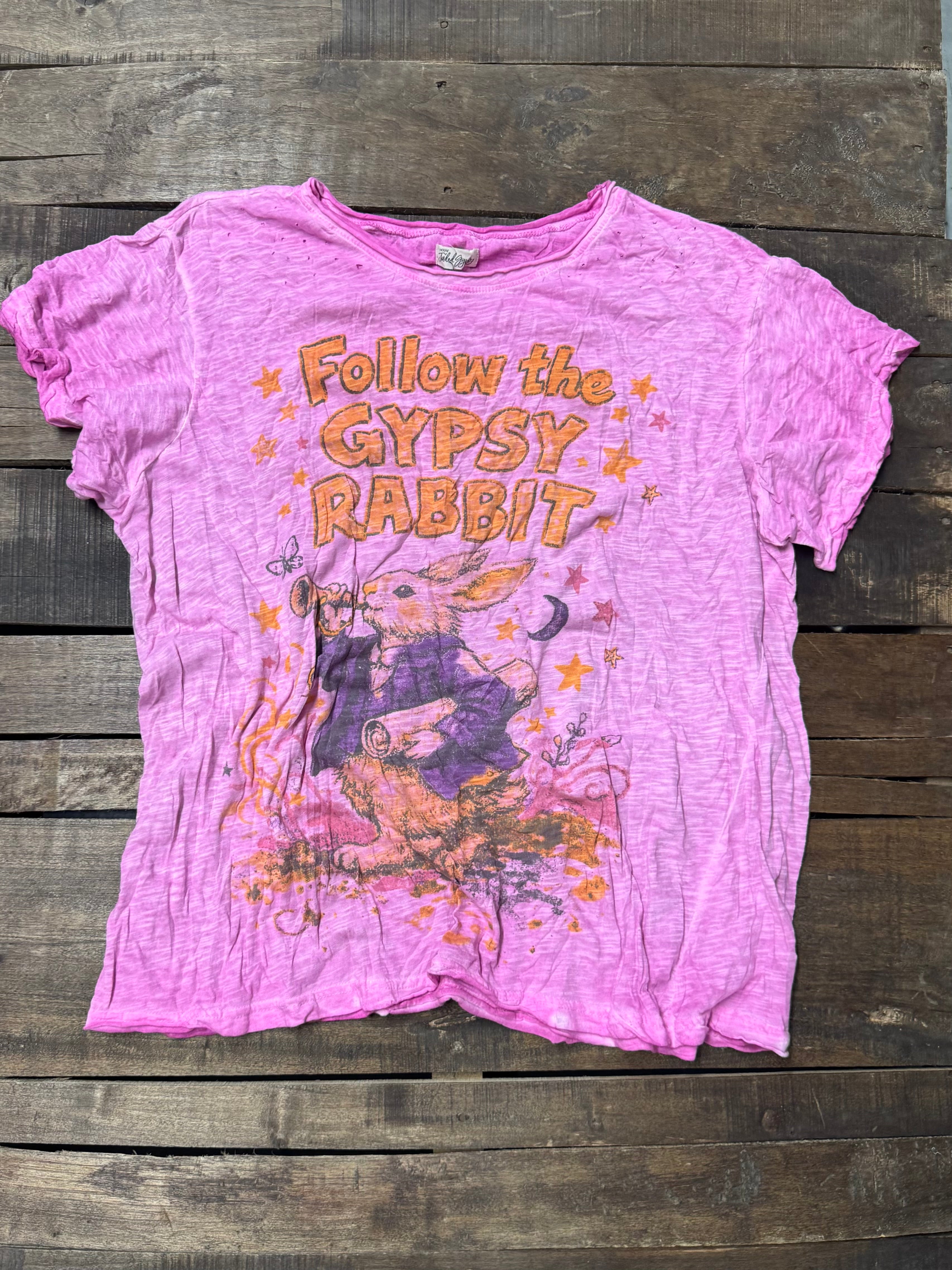 Worn and Weathered Tee - Gypsy Rabbit
