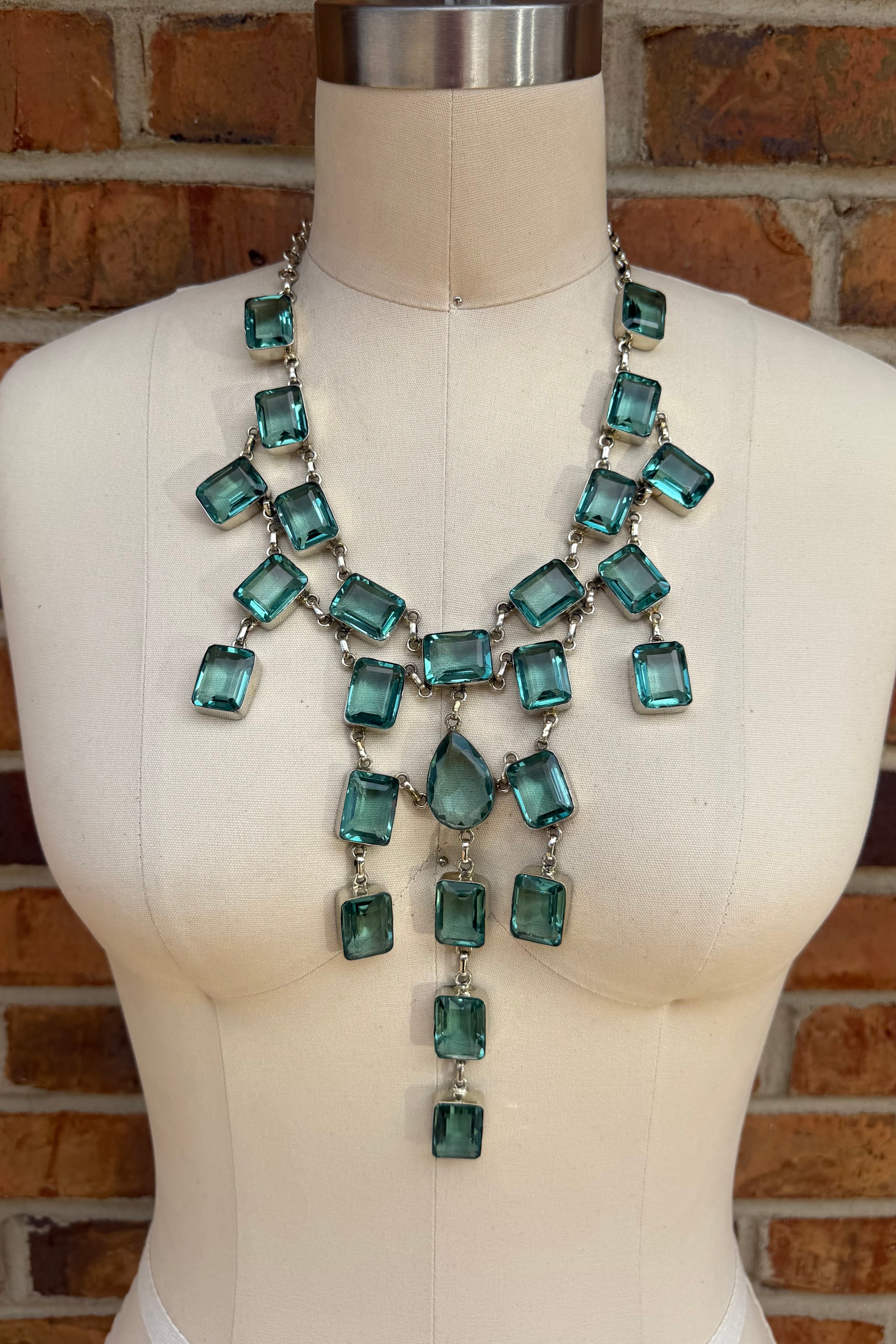 Feeling Blue Statement Necklace