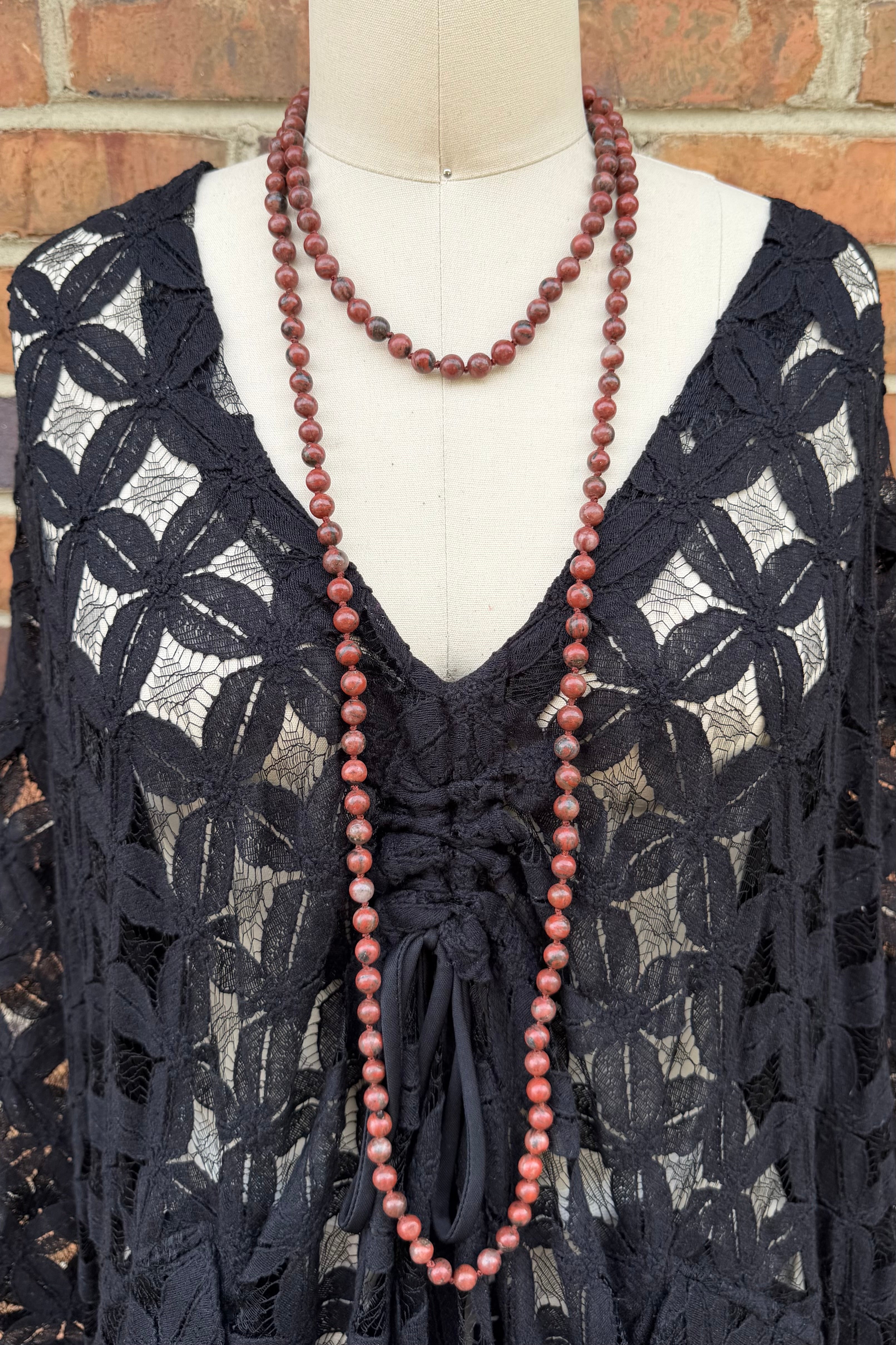 Simple Layered Beaded Necklace
