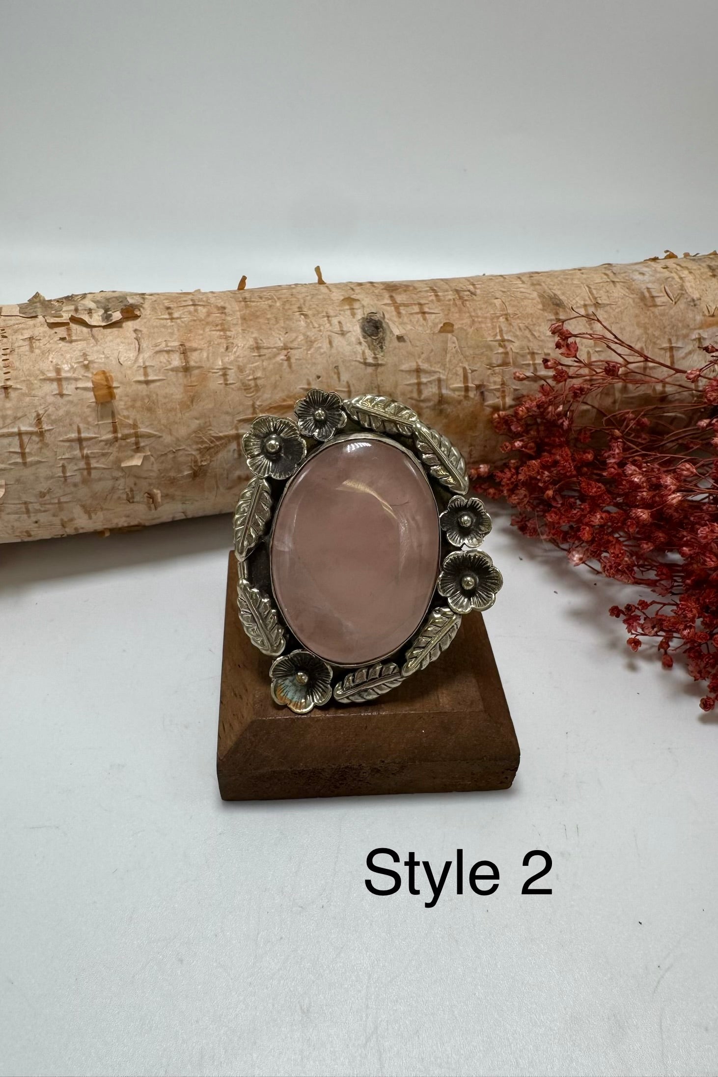 Pink Quartz Ring