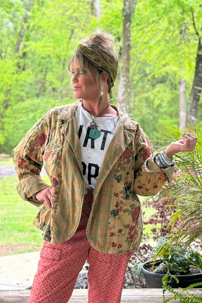 Rose Garden Views Jacket in One Size