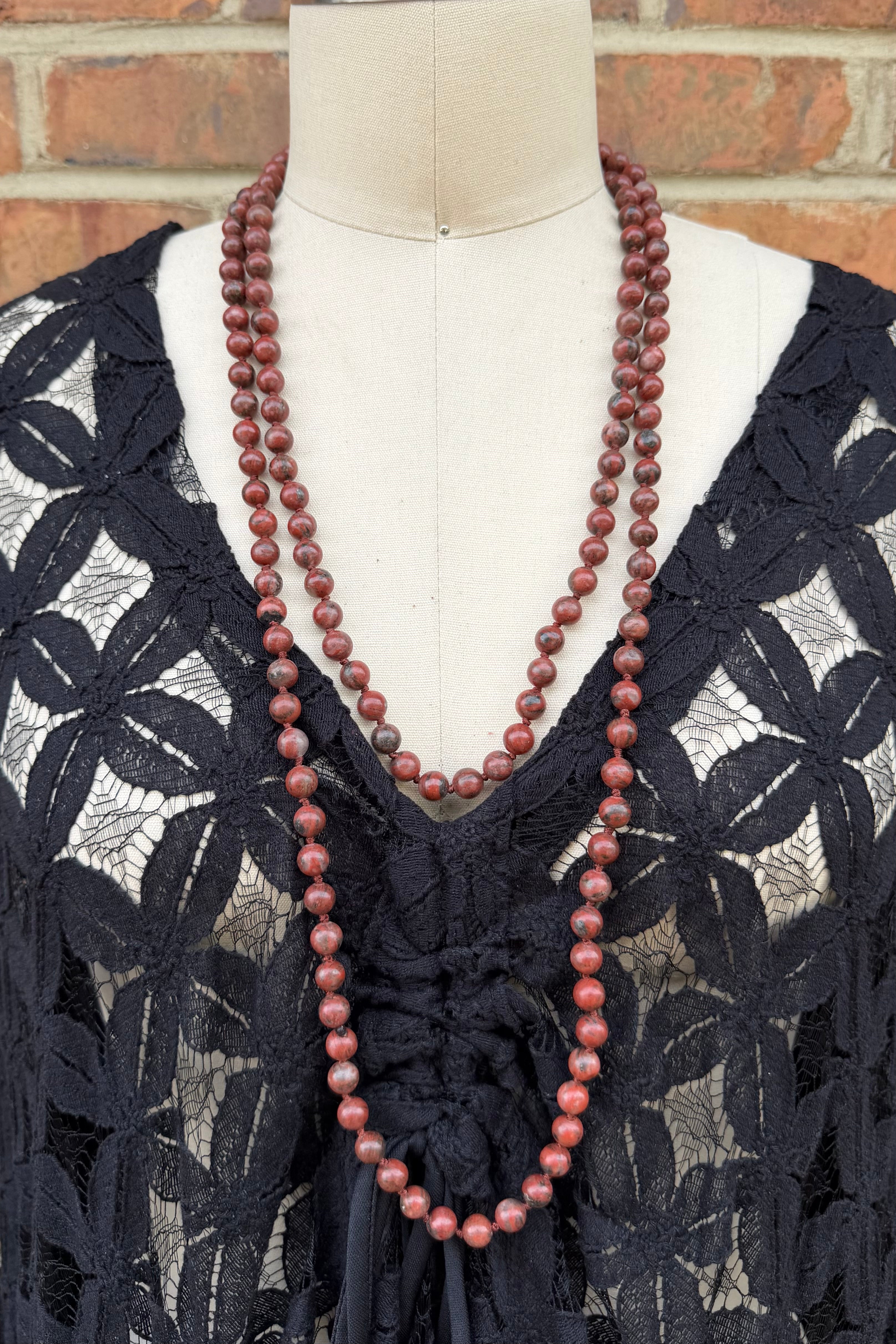 Simple Layered Beaded Necklace