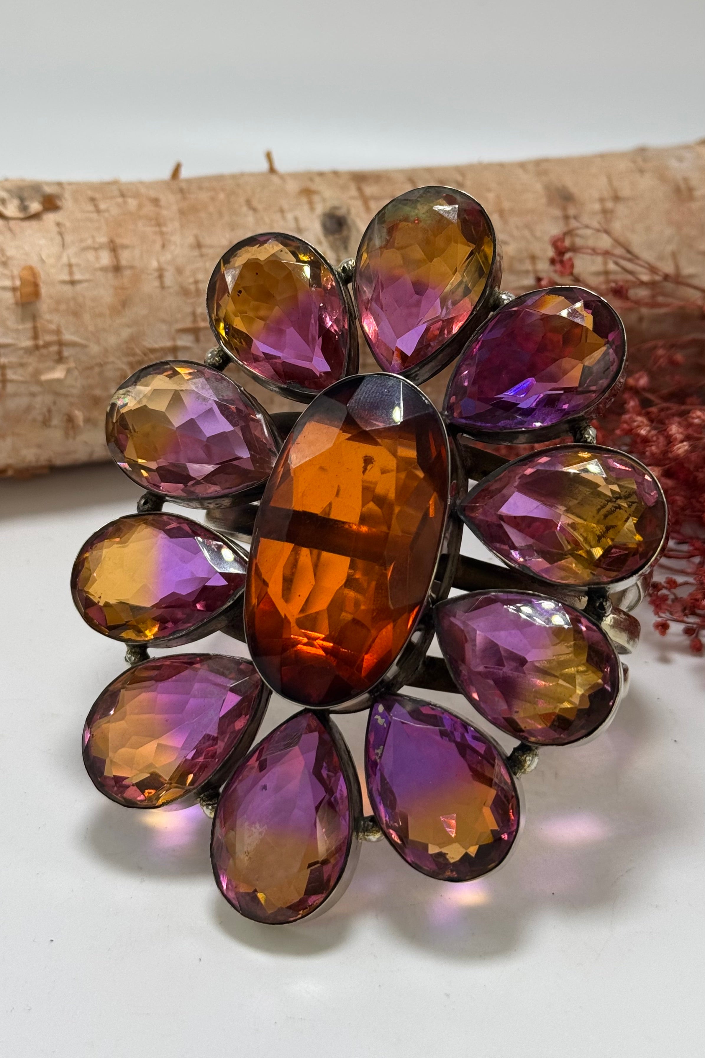 Flower Power 3 Line Cuff Style 2