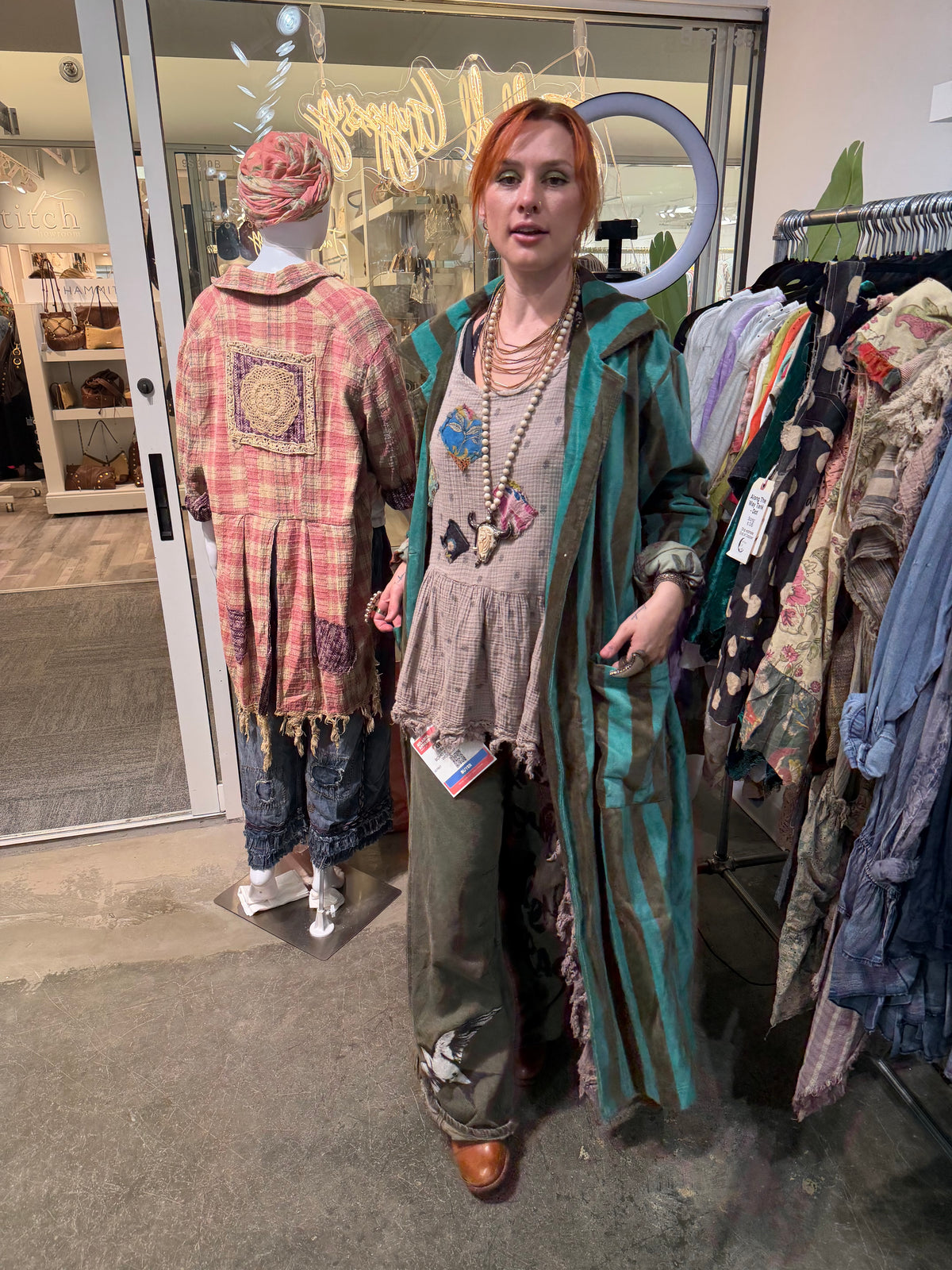 Preorder Ships In November In Your Lane Coat- Olive Stripe
