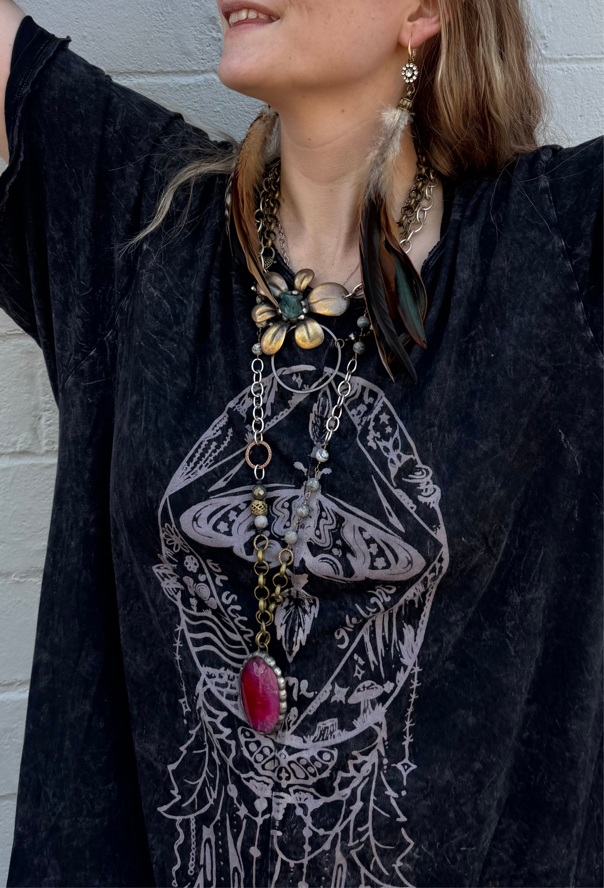 Fly My Way Feather Earrings