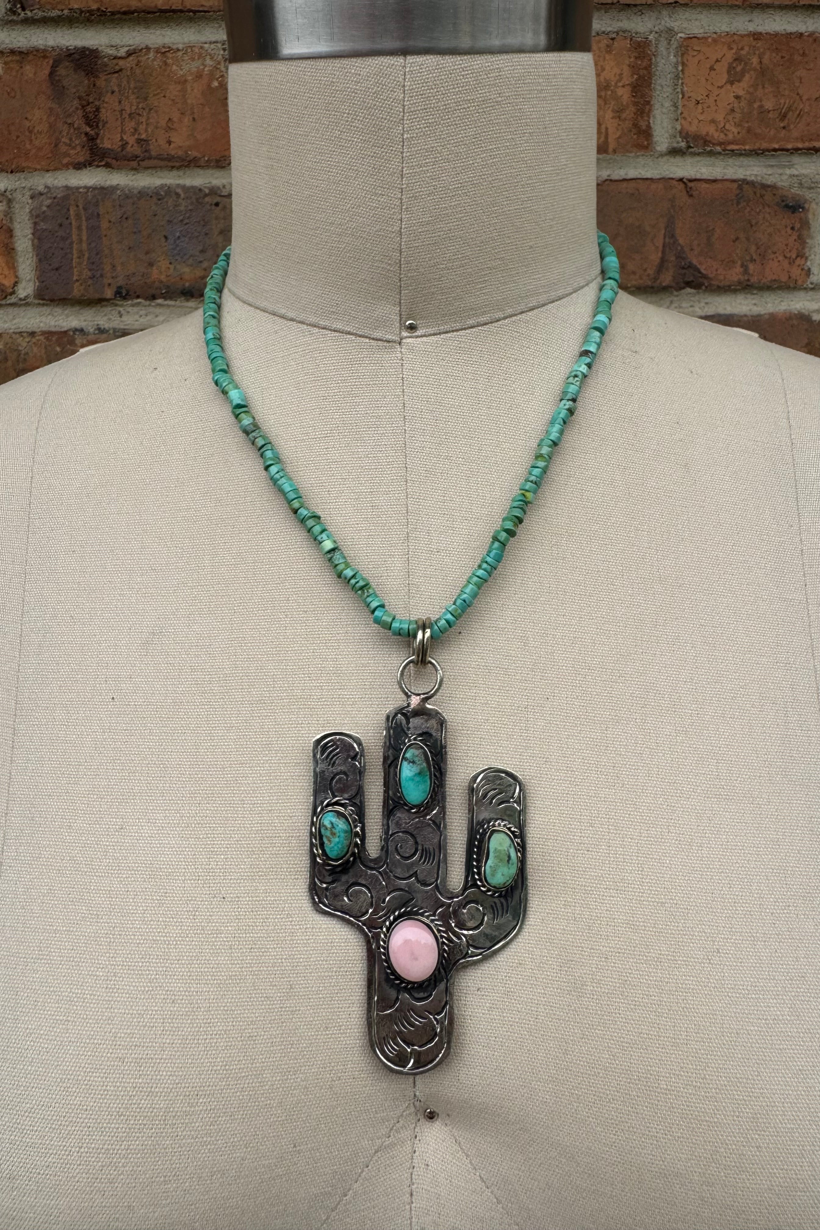 Arizona Cactus Necklace
