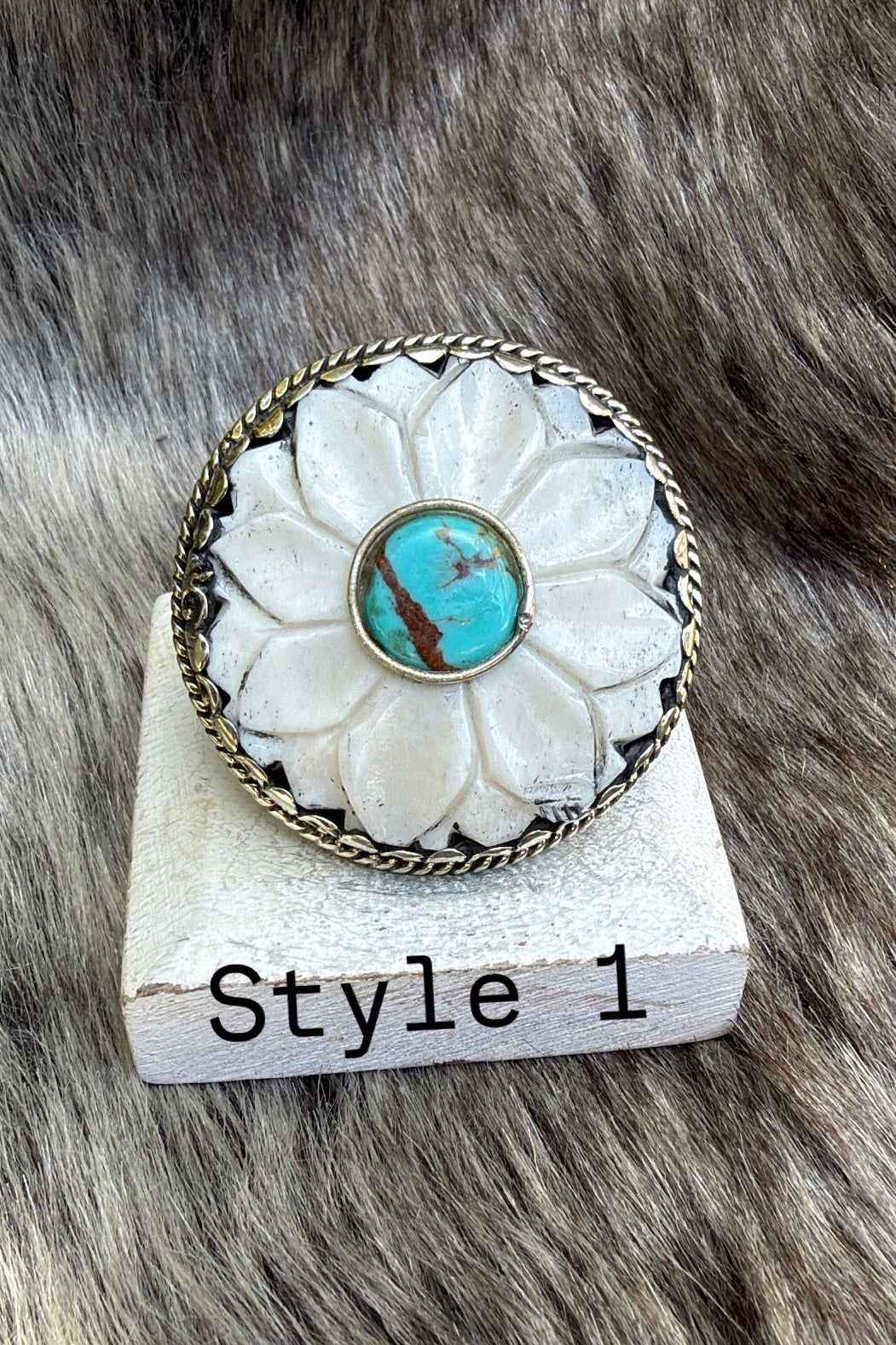 White Flower Ring