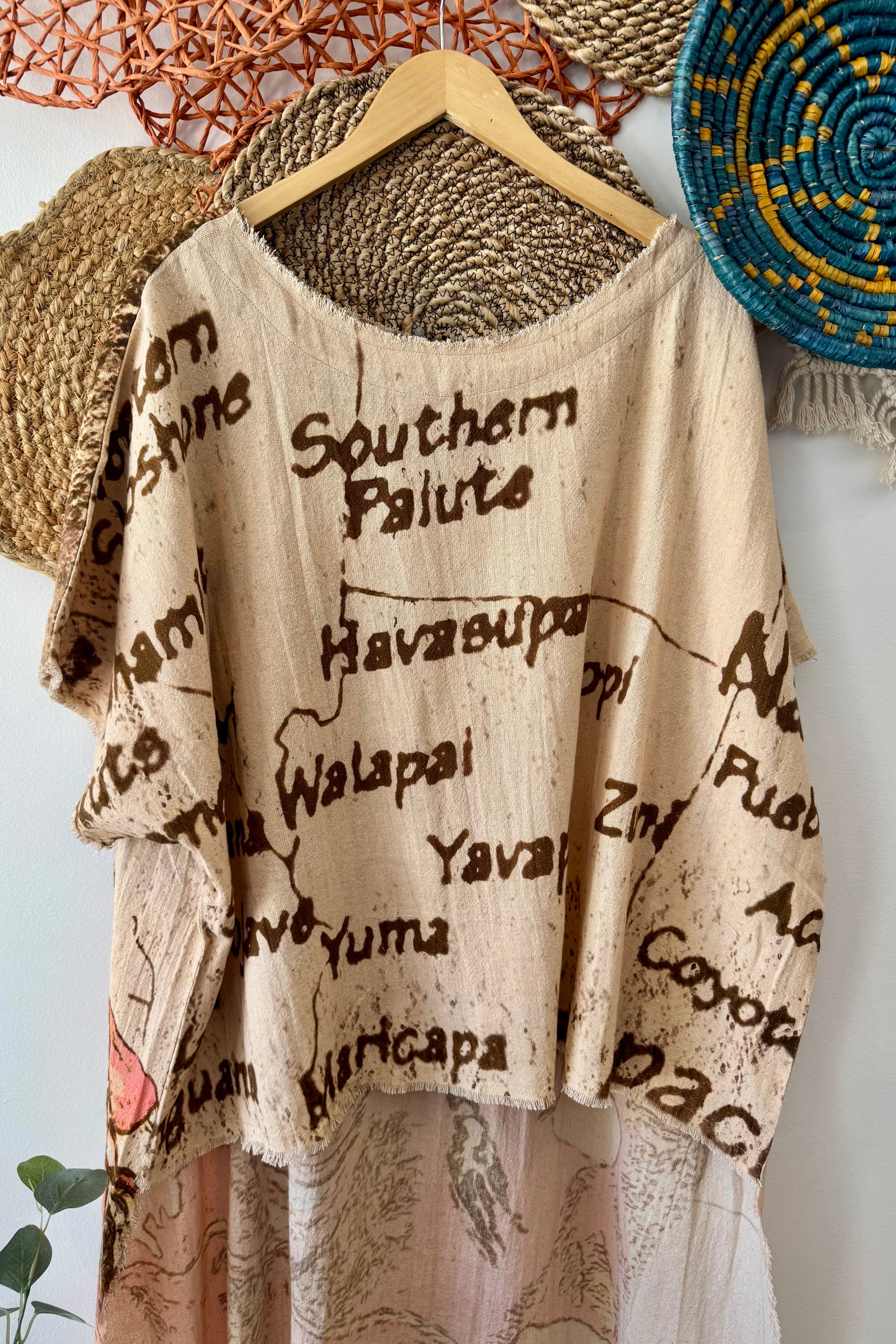 Map to Wanderlust Hi-Lo Tunic with