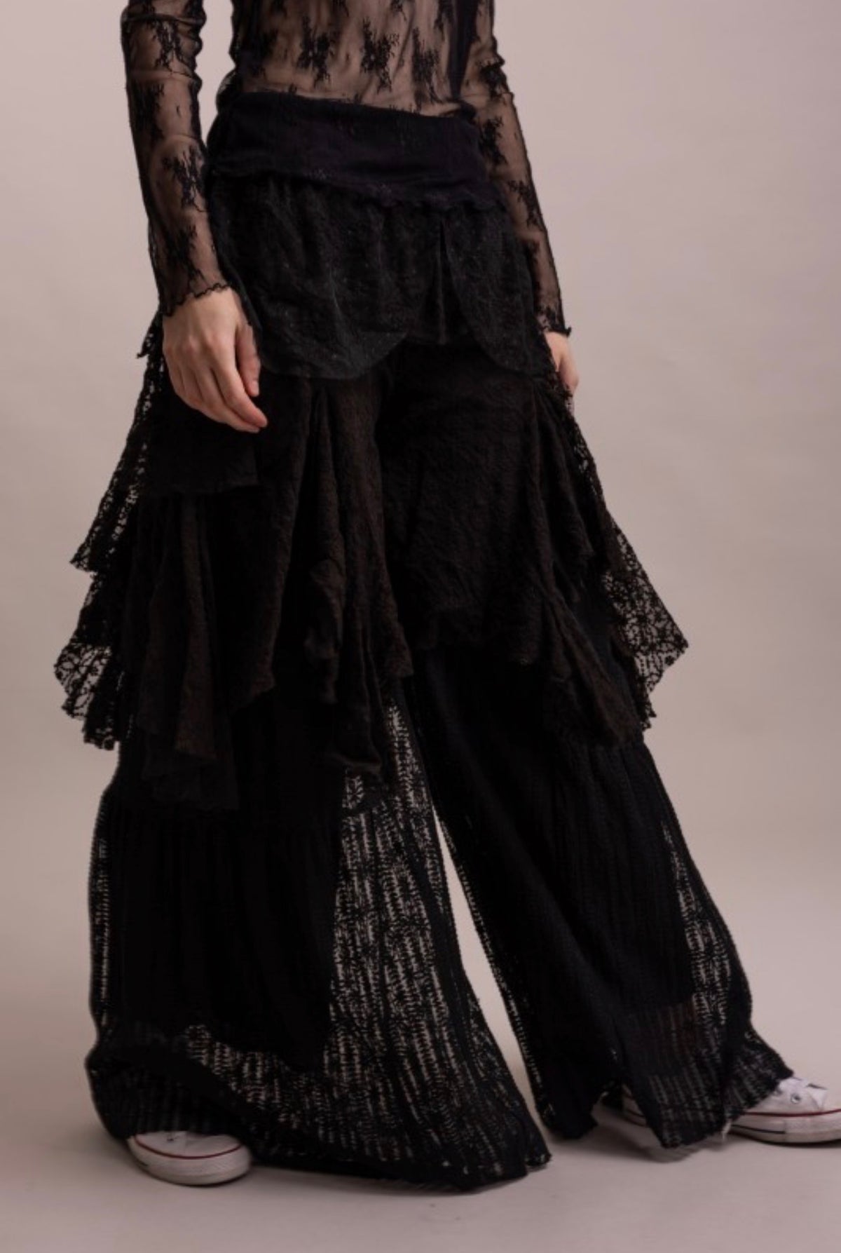 Preorder - The Victorian Cascading Lace Ruffle Pant