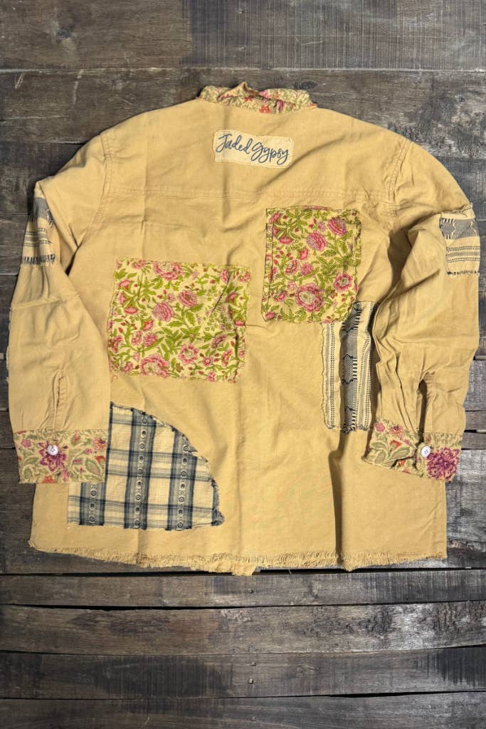 Evening Stroll Patched Top