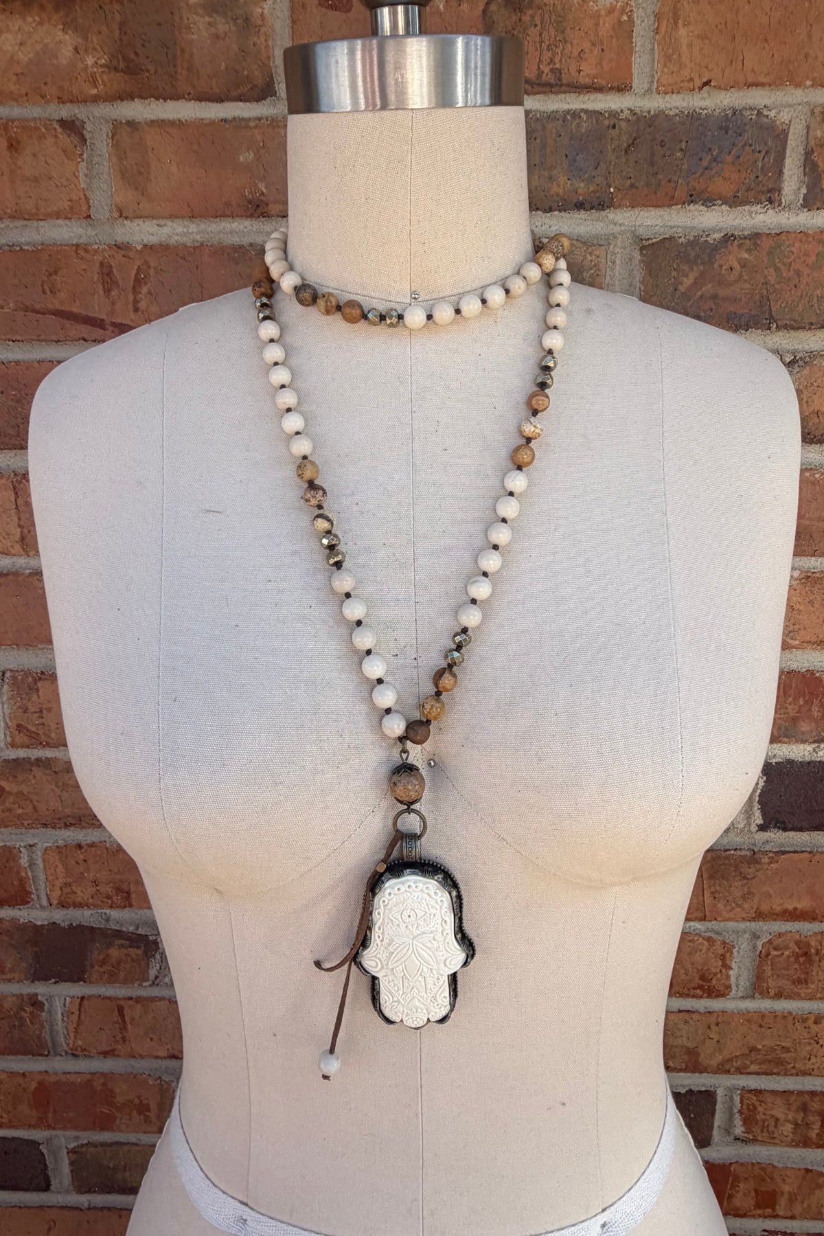 The Statement Hasma Hand Necklace