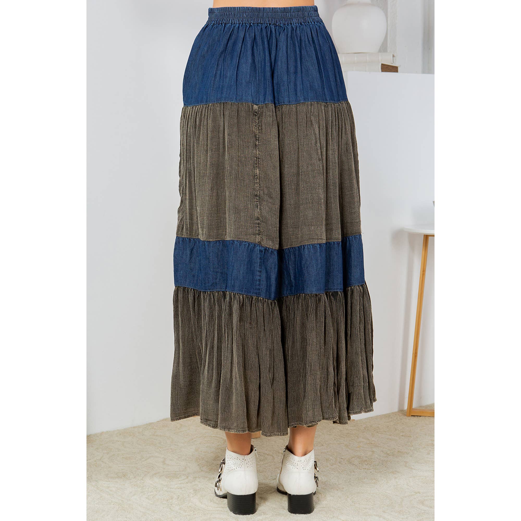 Rachel's Tiered A-Line Skirt