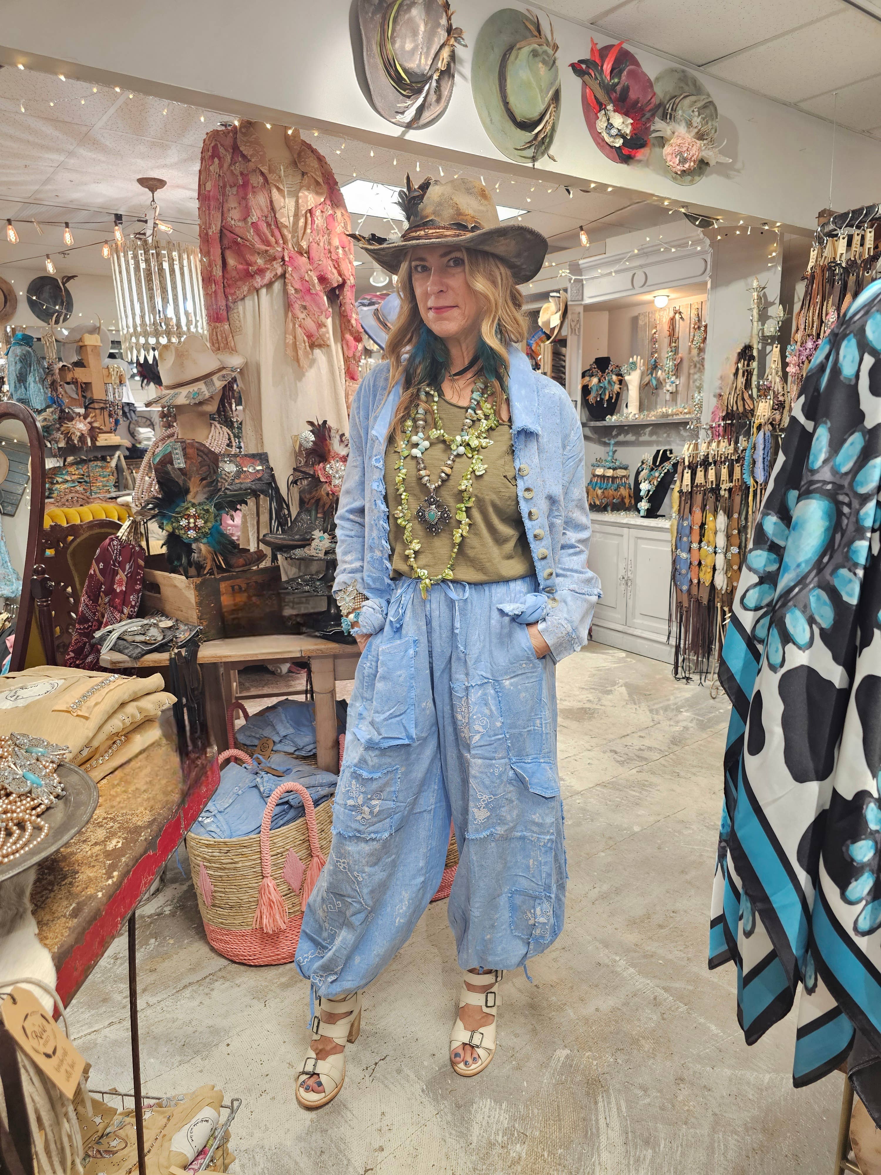 Blue Cross Sitch Genie Pant