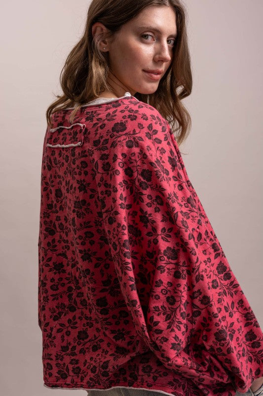 Ditzy Flower Flowy Top