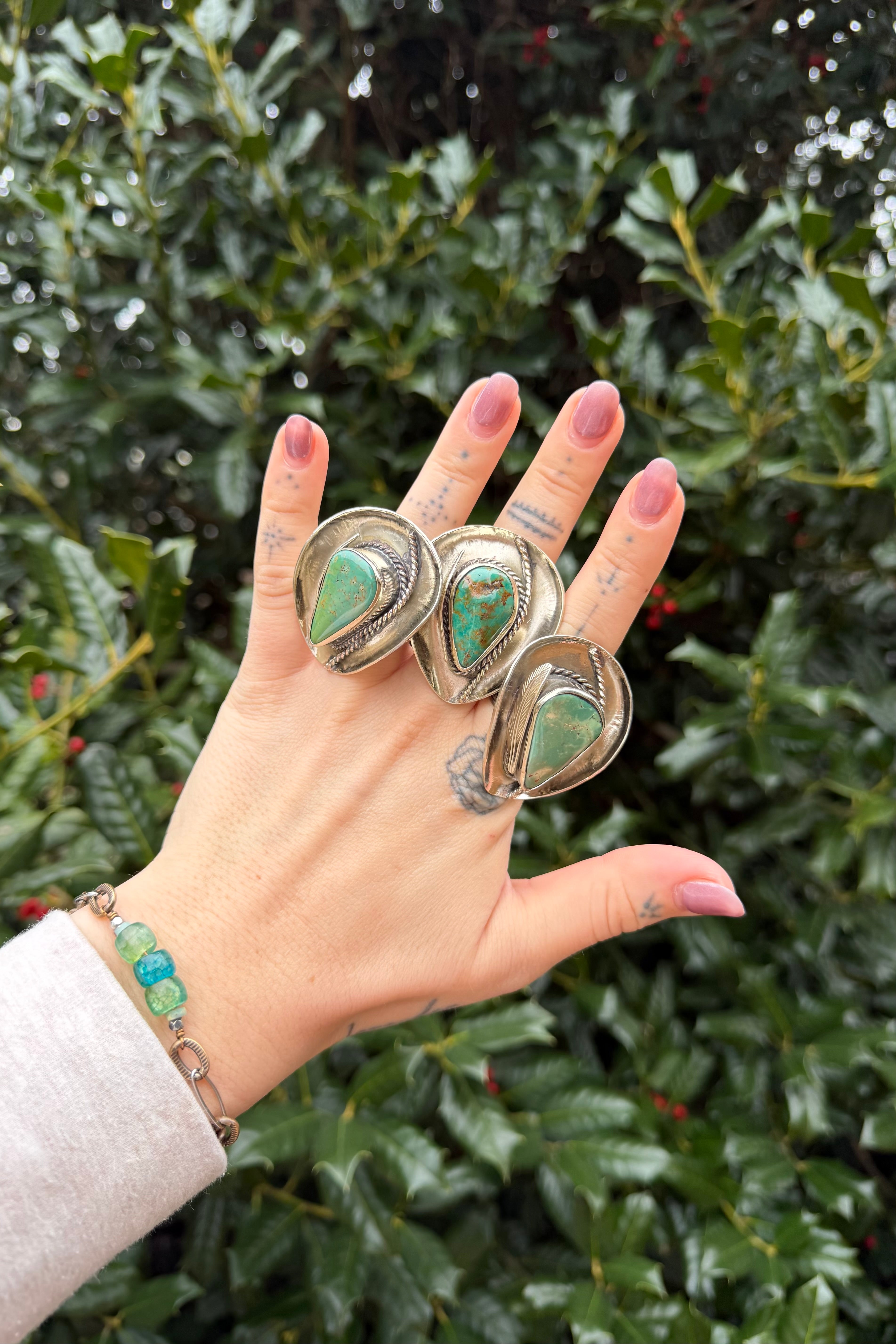 Hat Nugget Turquoise Ring