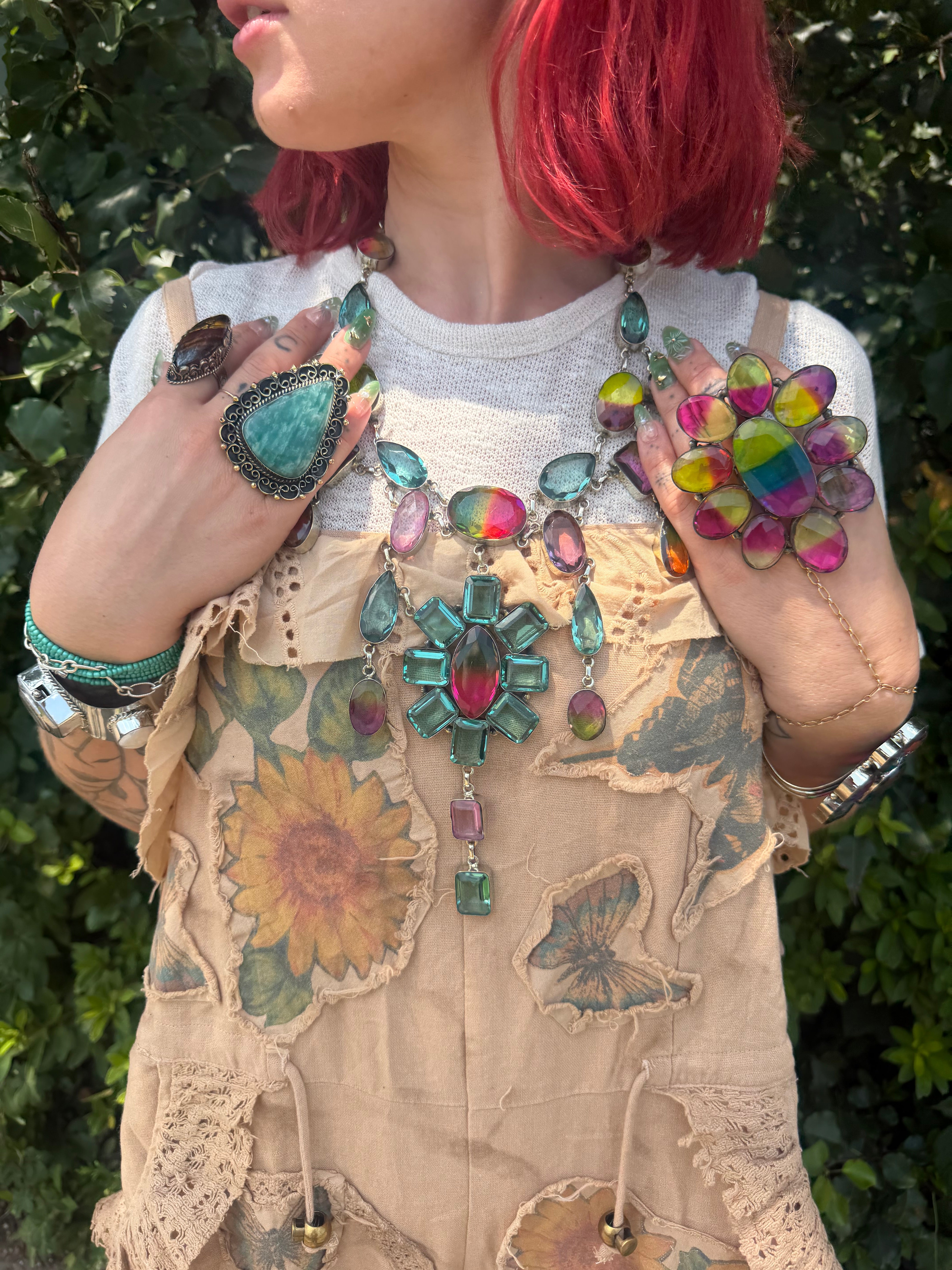 Rainbow Bliss Stunner Necklace